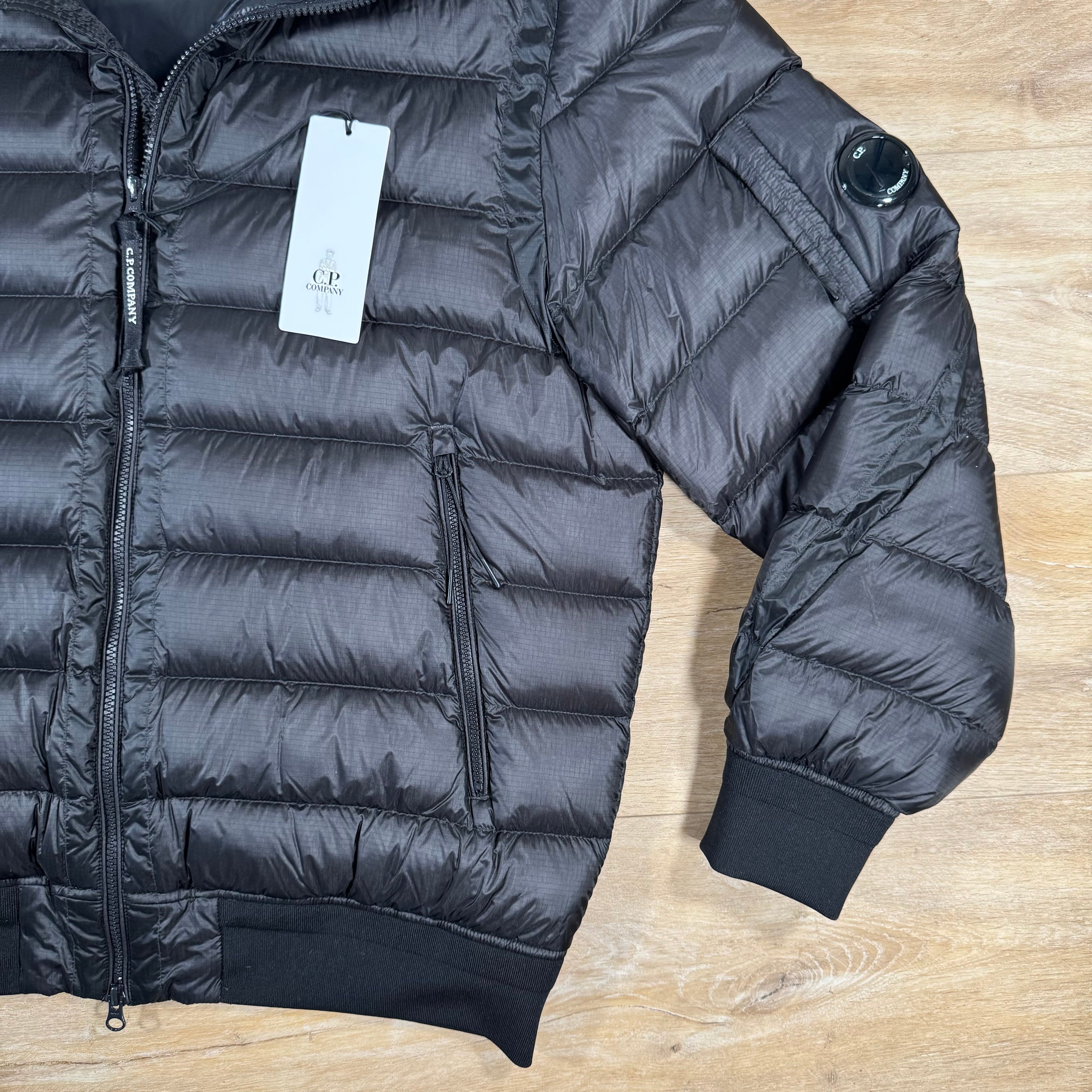 CP Company DD Shell Lens Down Jacket in Black