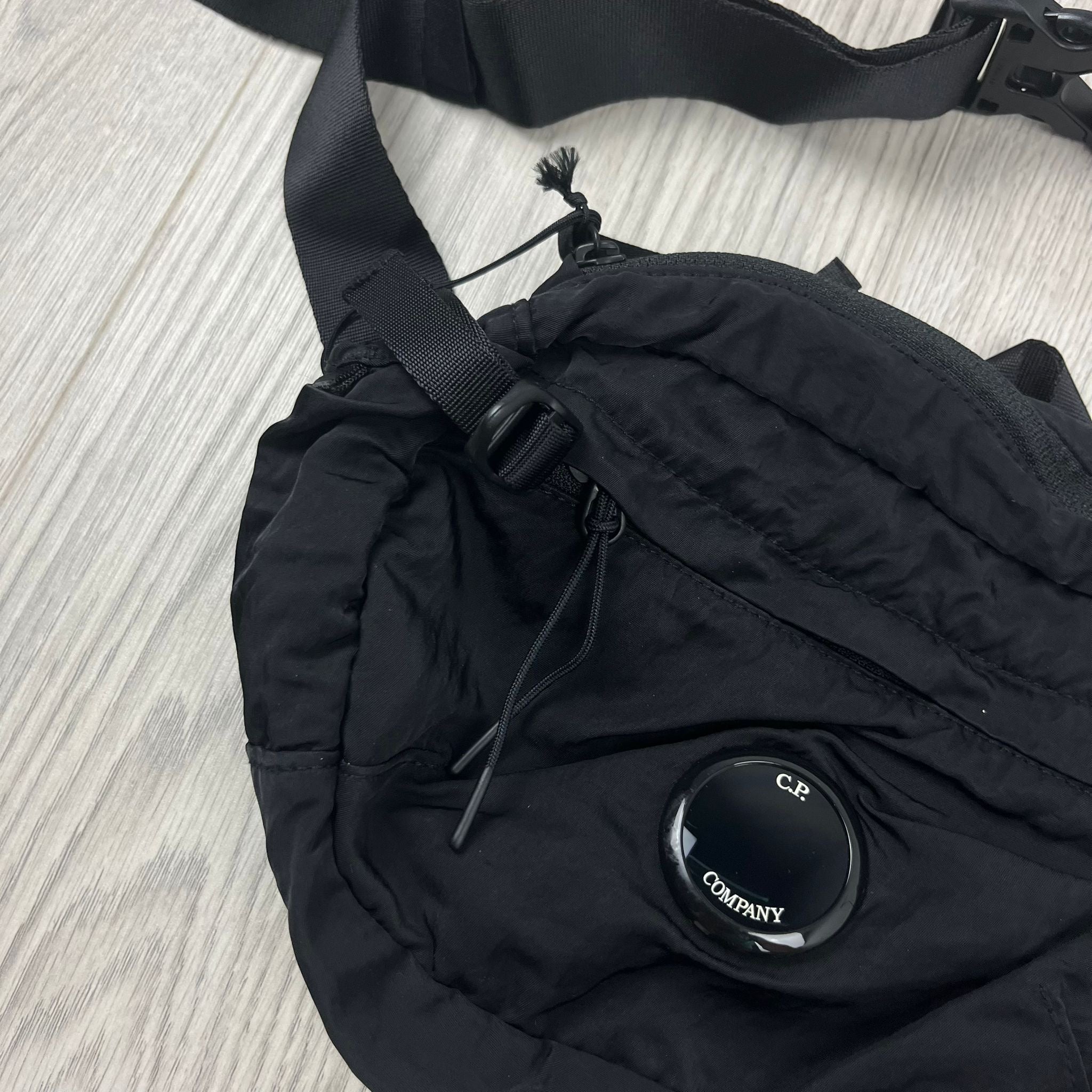 CP Company Zip Chrome Bag - Black