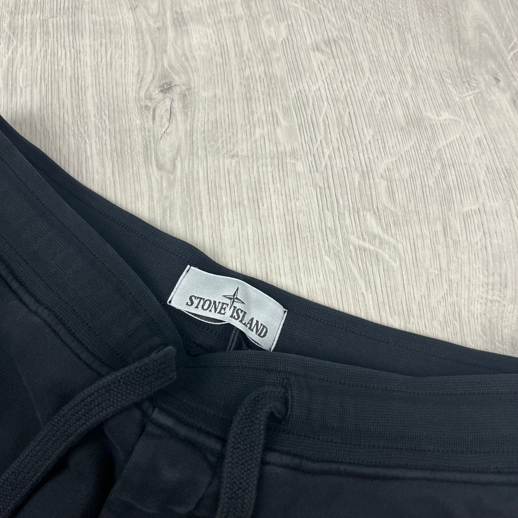 Stone Island Jersey Shorts - Black