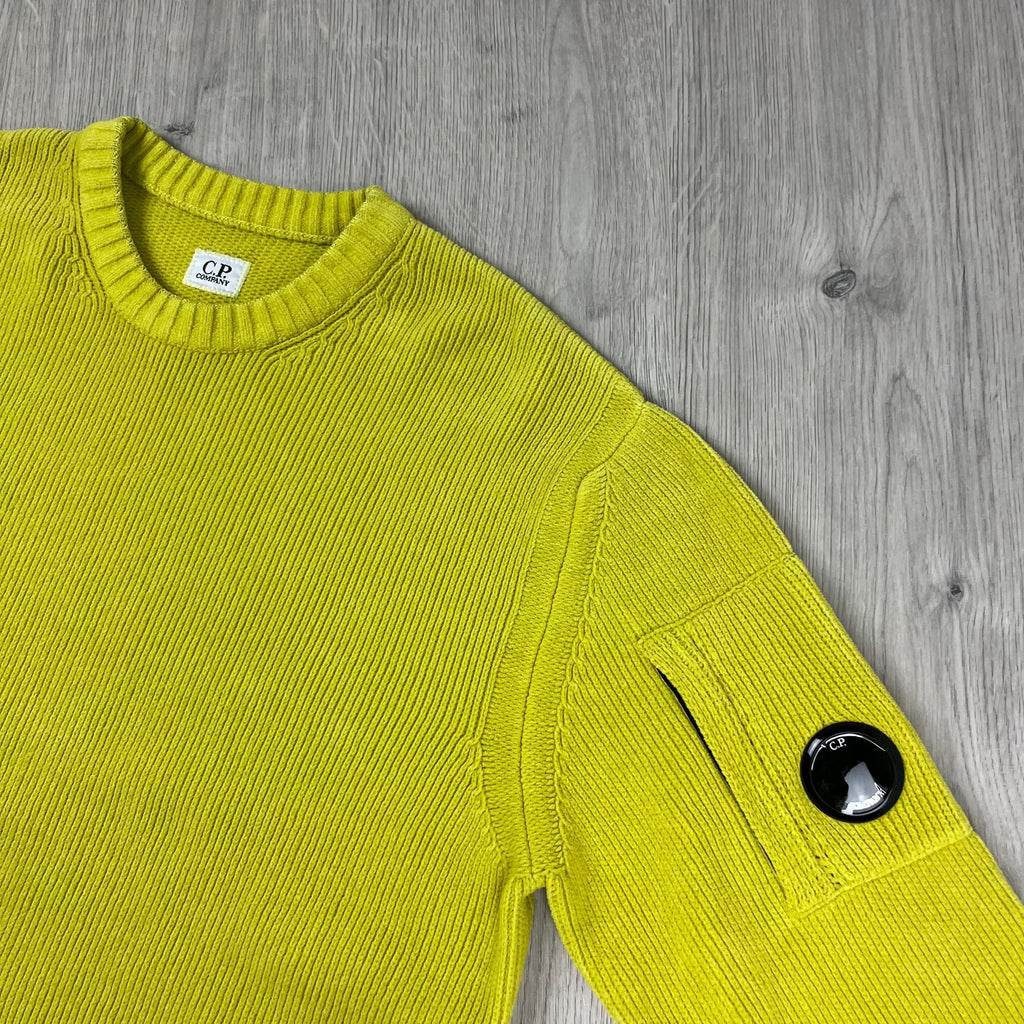 CP Company Chenille Sweatshirt - Green Sheen