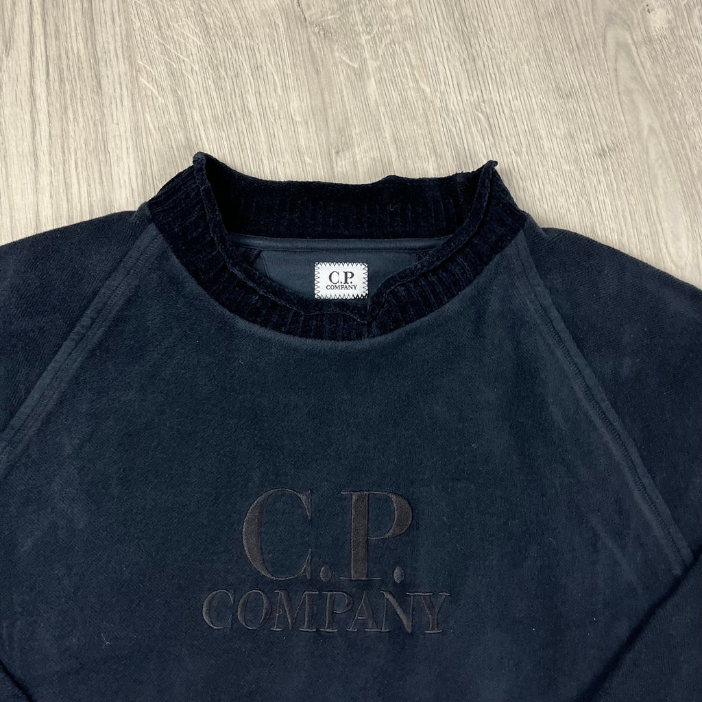 CP Company Roll Neck Sweatshirt - Navy