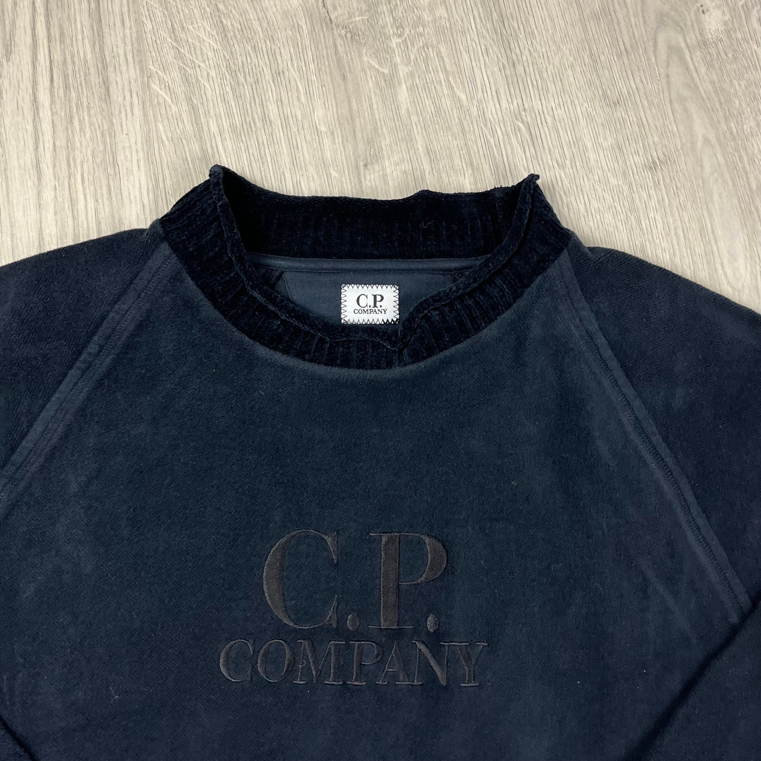 CP Company Roll Neck Sweatshirt - Navy