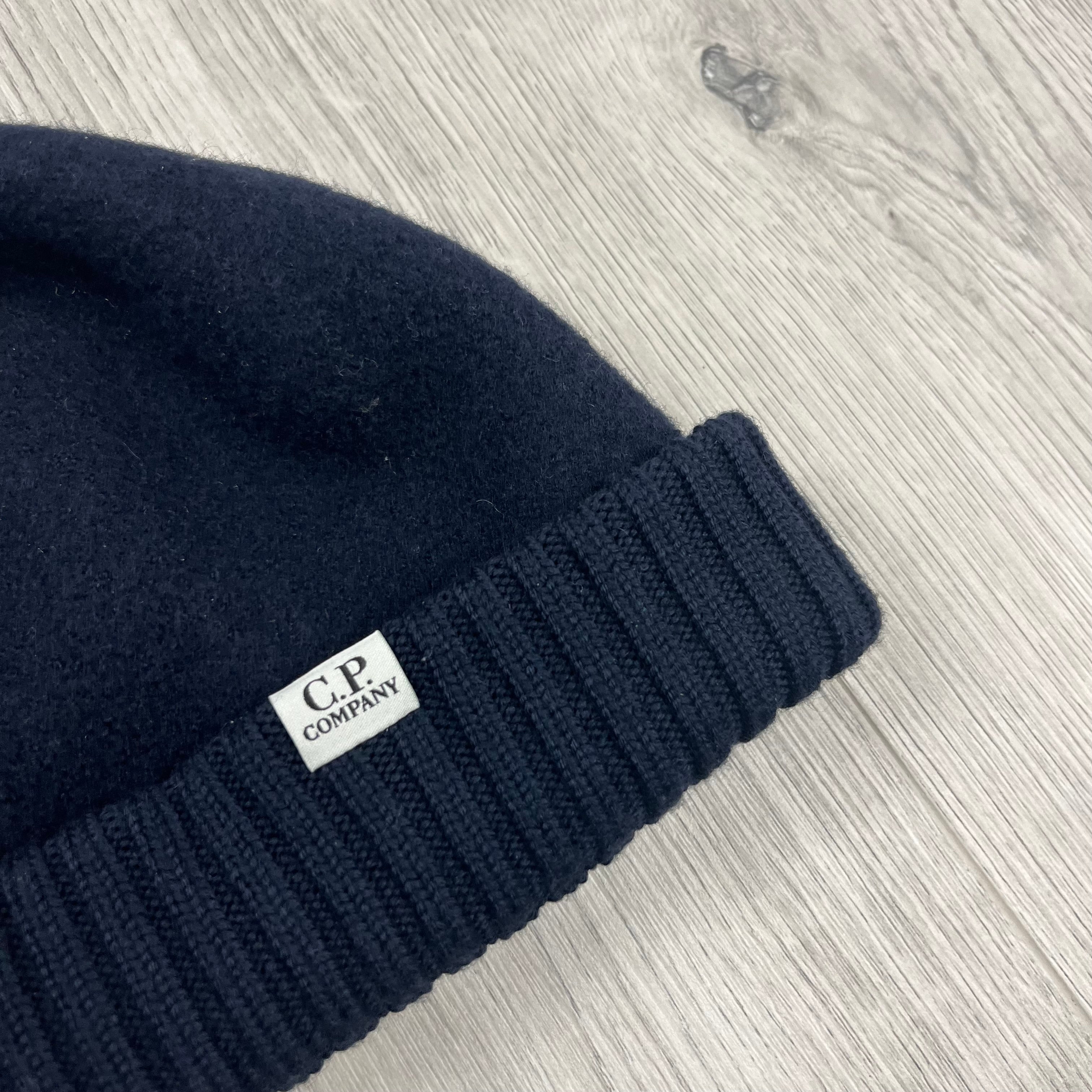 CP Company Merino Beanie - Navy