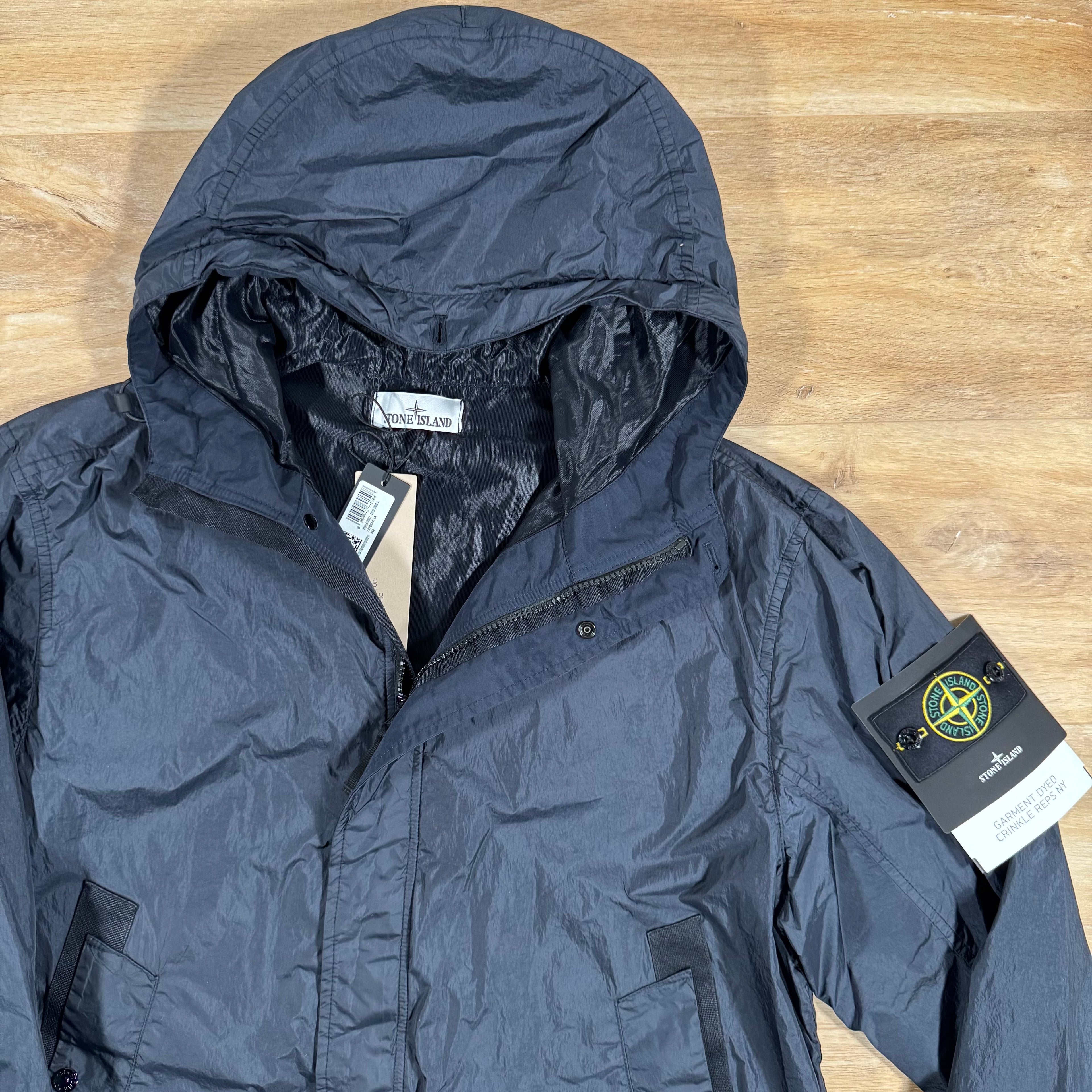 Stone Island Crinkle Reps R-NY Jacket in Navy