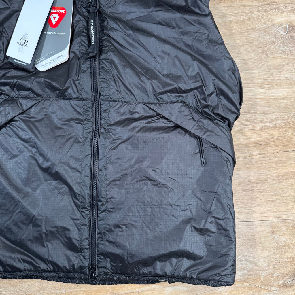 CP Company Nada Shell Primaloft Goggle Vest in Black