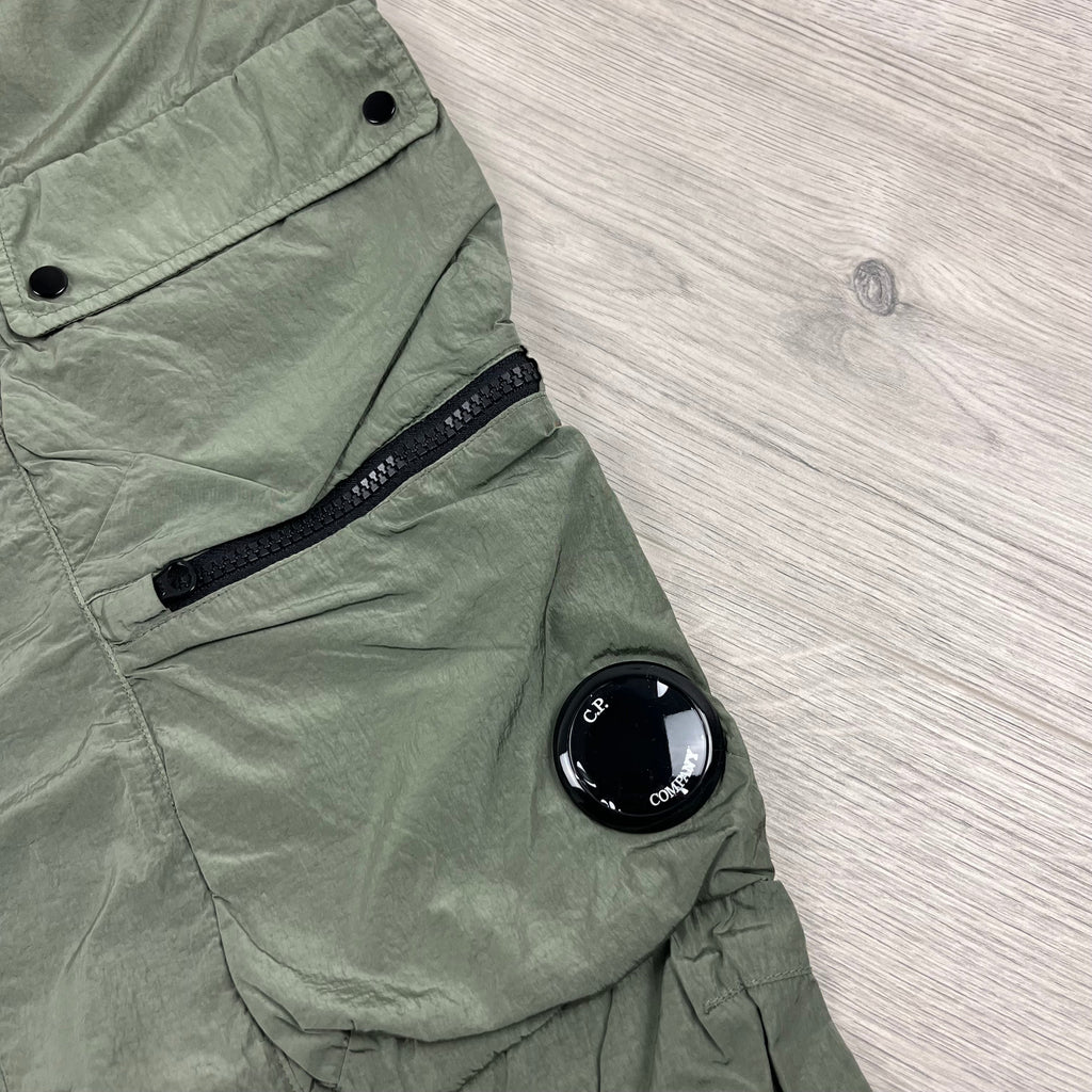 CP Company Chrome Cargo Trousers - Agave Green