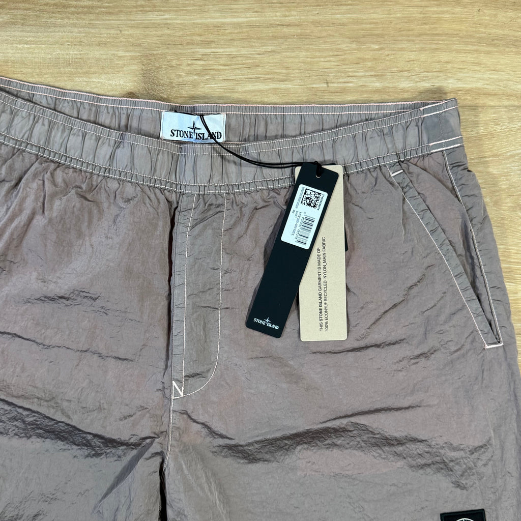 Stone Island Nylon Metal Swim Shorts in Antique Rose