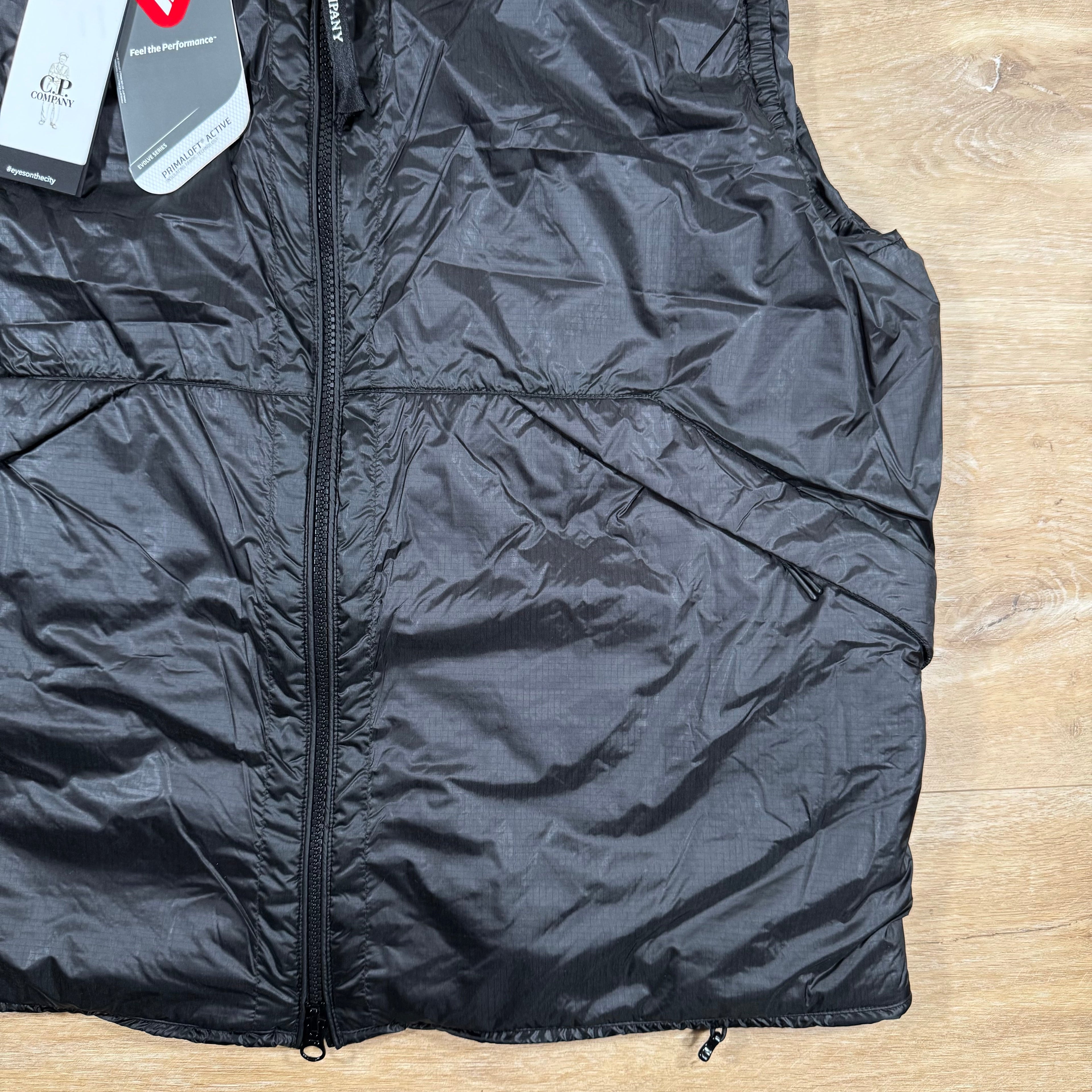 CP Company Nada Shell Goggle Vest in Black