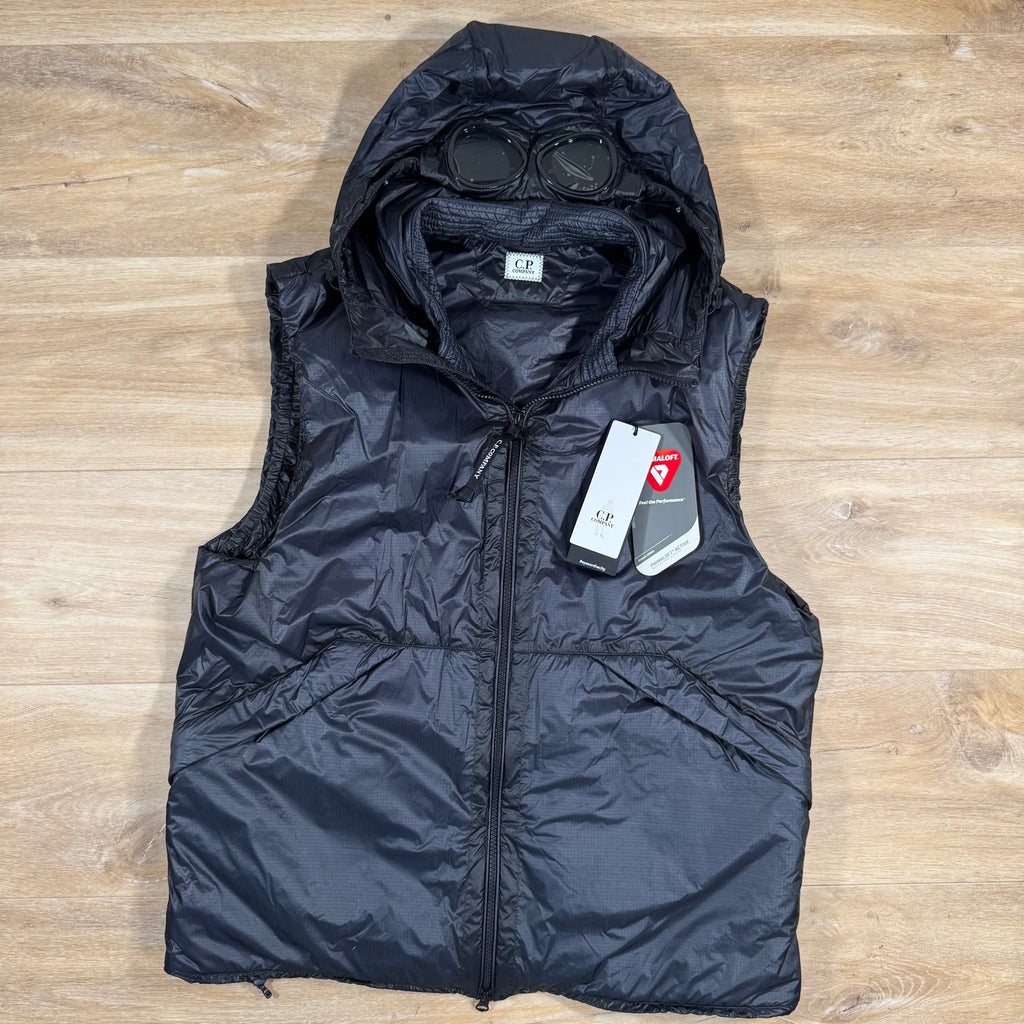 CP Company Nada Shell Primaloft Goggle Vest in Navy
