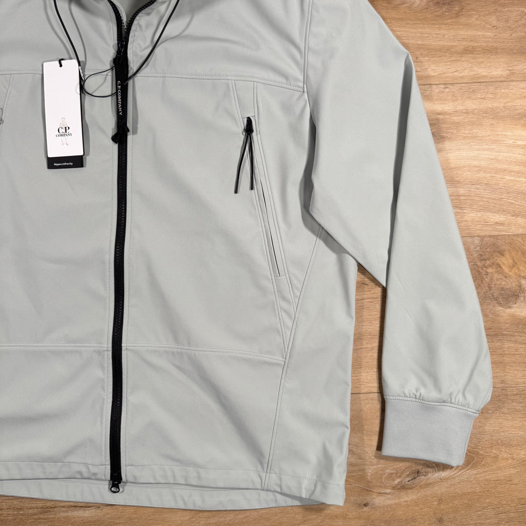 CP Company Shell-R Goggle Jacket in Blue Fox - Grey