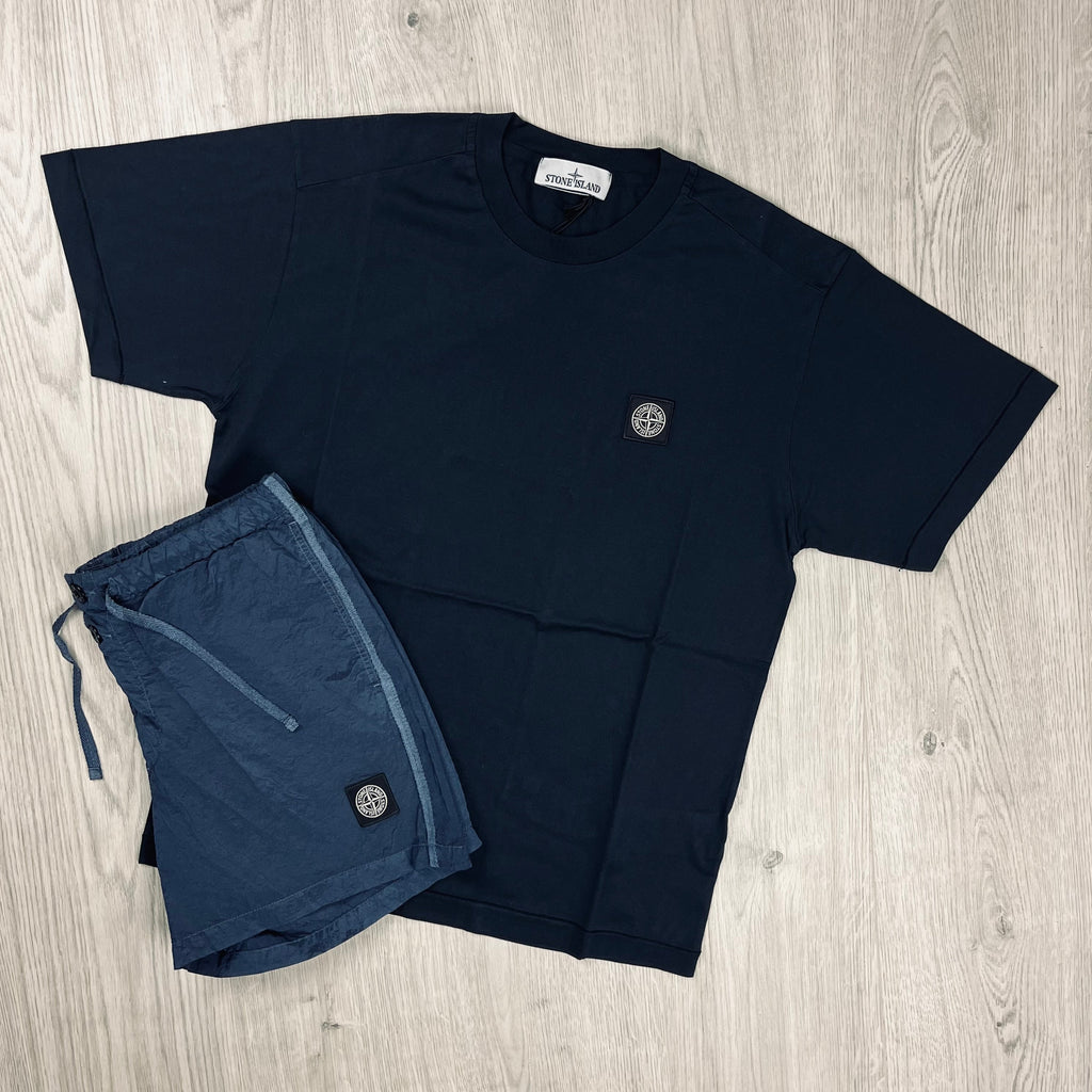 Stone Island Holiday Set - Navy/Avio Blue