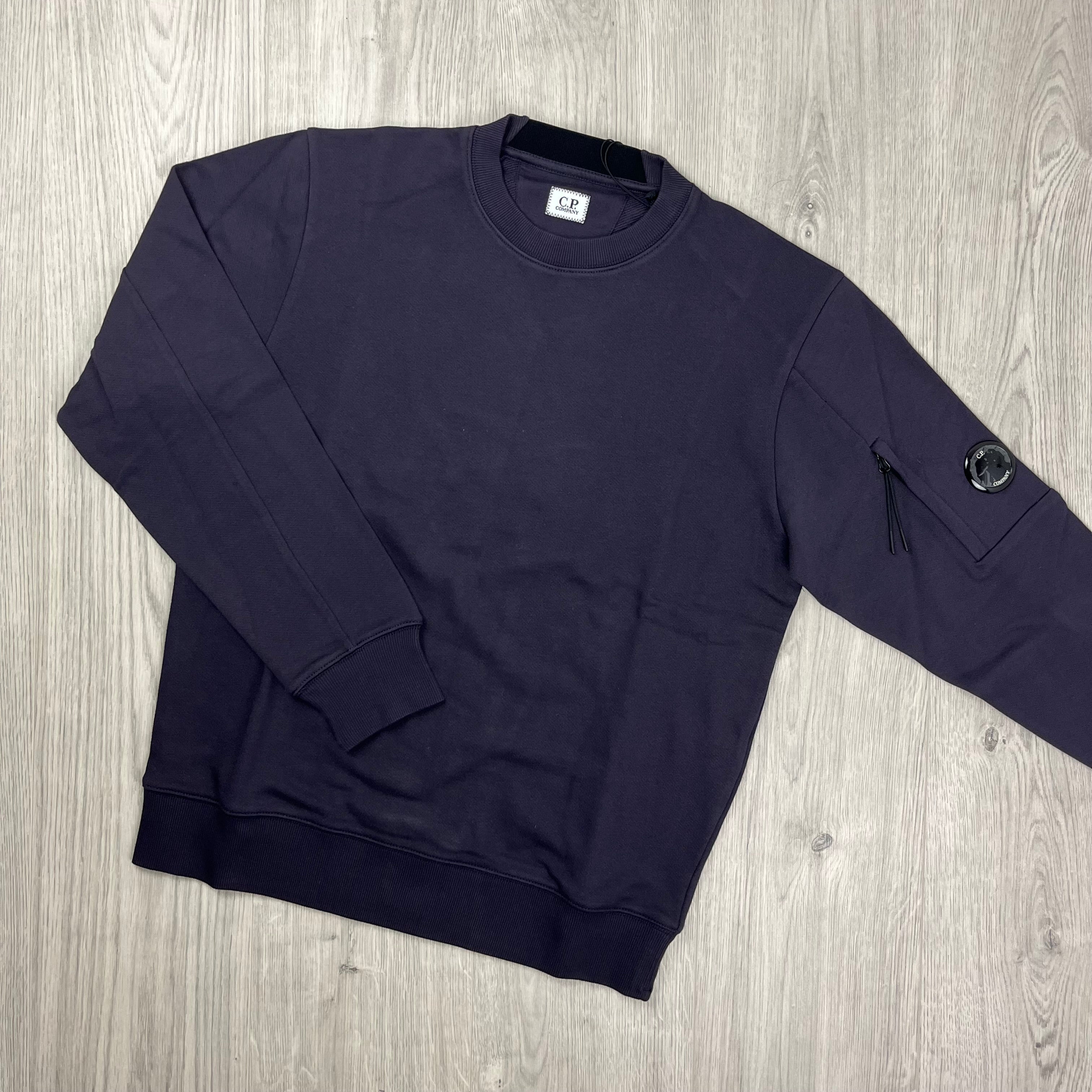 CP Company Raised Fleece Sweatshirt - Nightshade