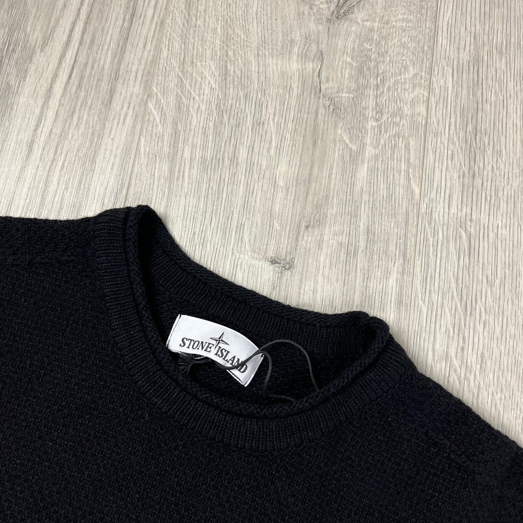 Stone Island Knit Sweatshirt - Black