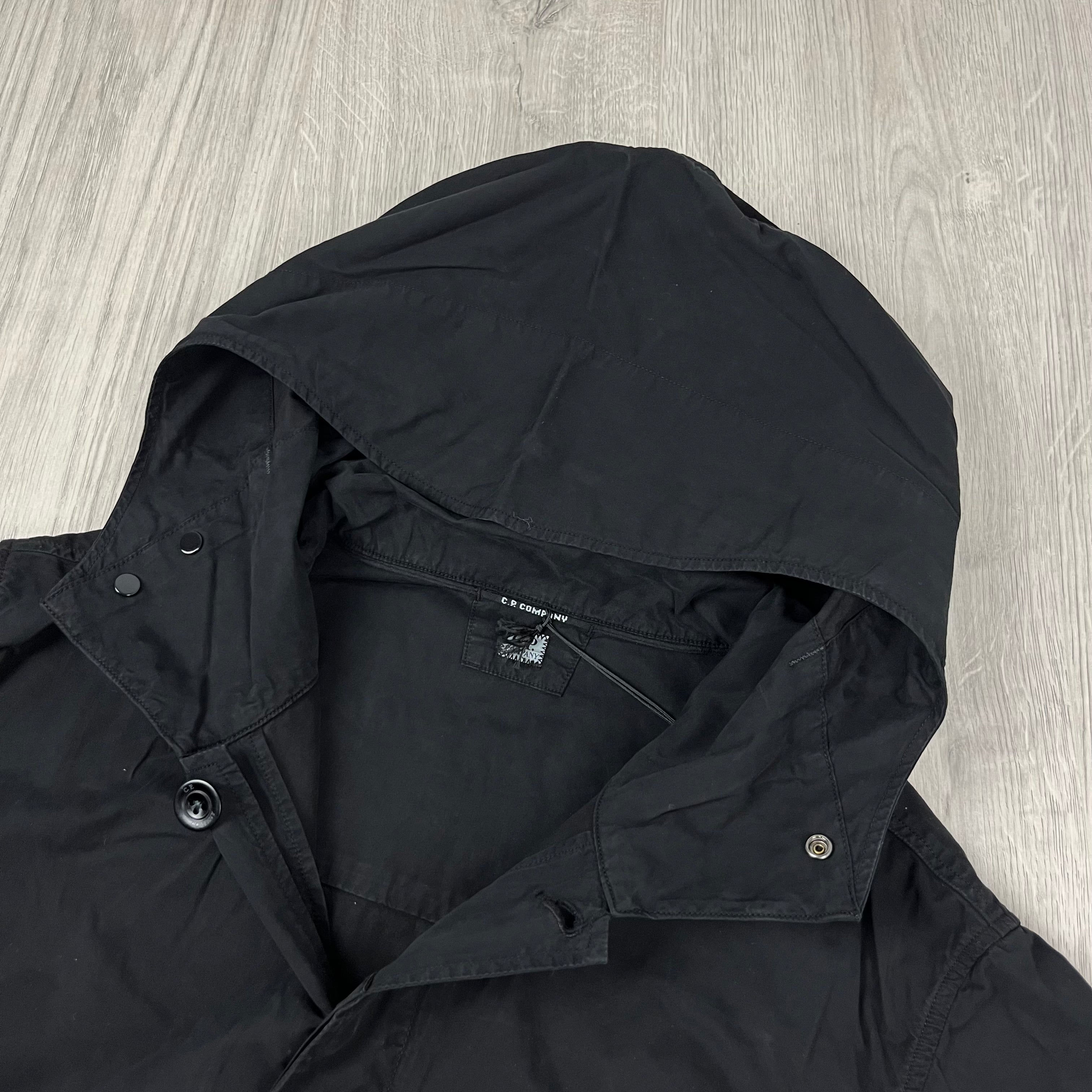 CP Company Hooded Overshirt - Black