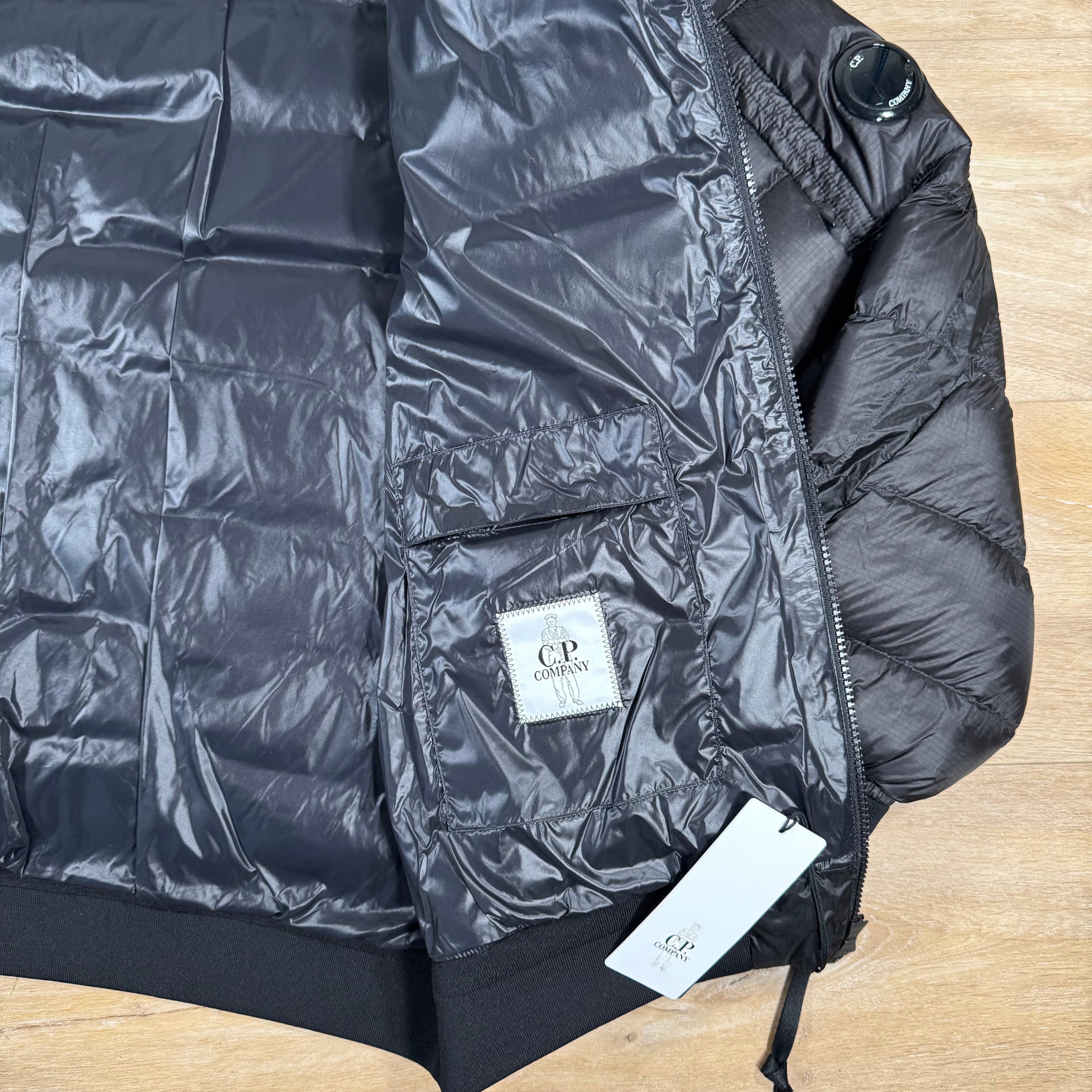 CP Company DD Shell Lens Down Jacket in Black