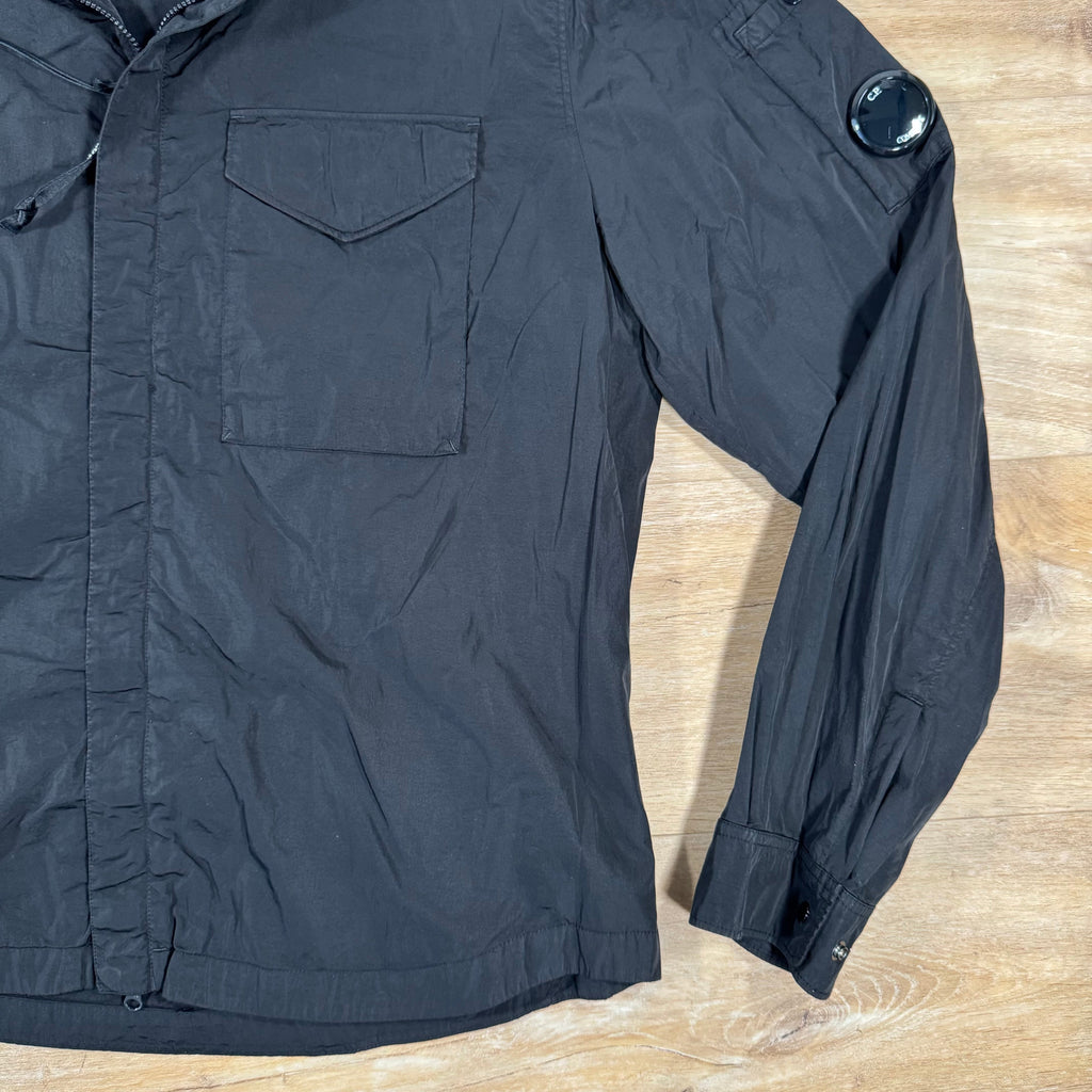 CP Company Chrome-R Lens Overshirt in Black