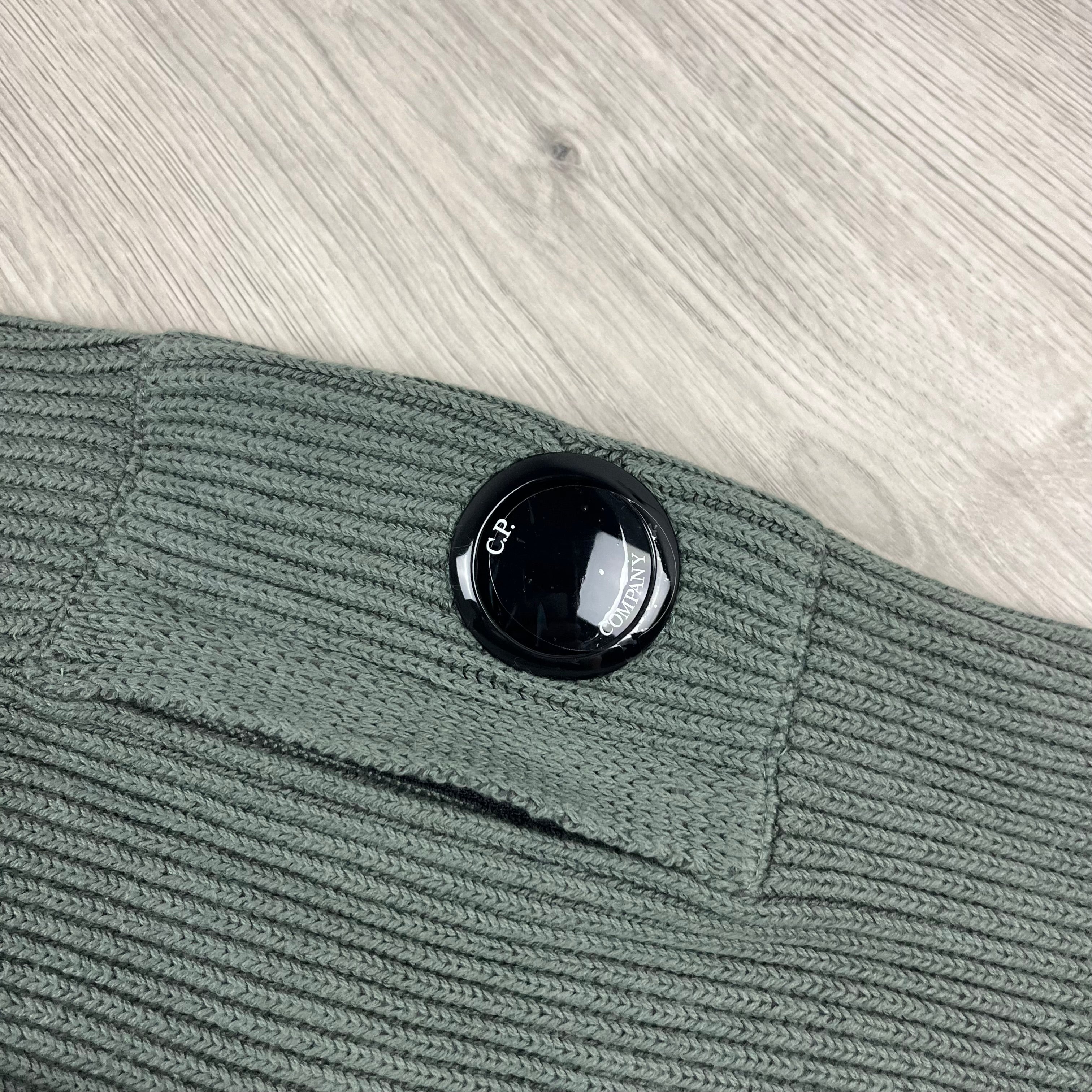 CP Company Knit Fleece - Gunmetal