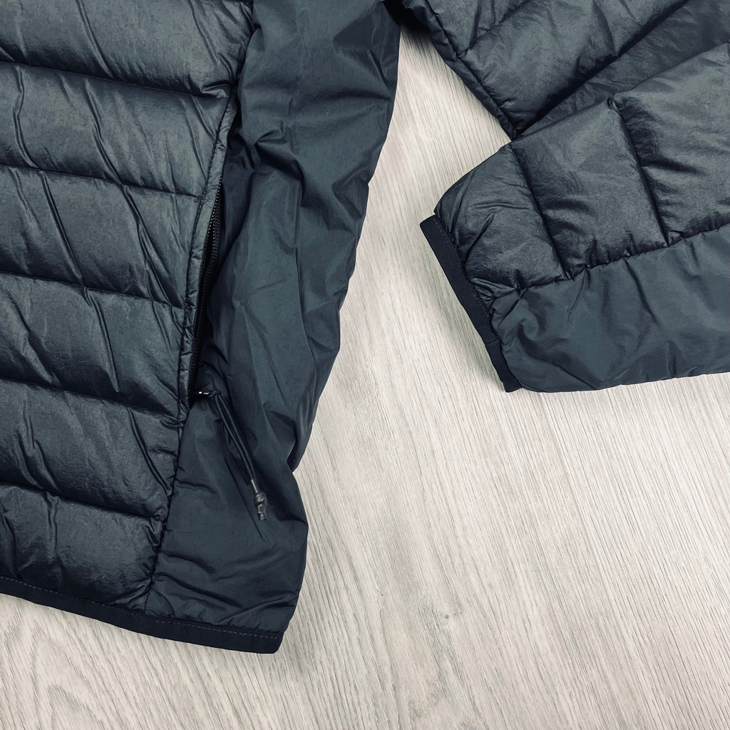 Stone Island Woven Down Jacket - Black