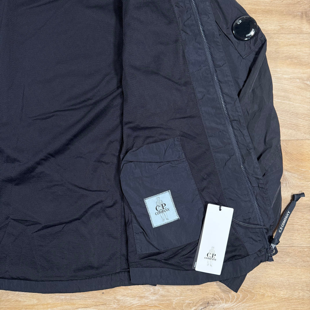 CP Company Chrome-R Lens Overshirt in Navy