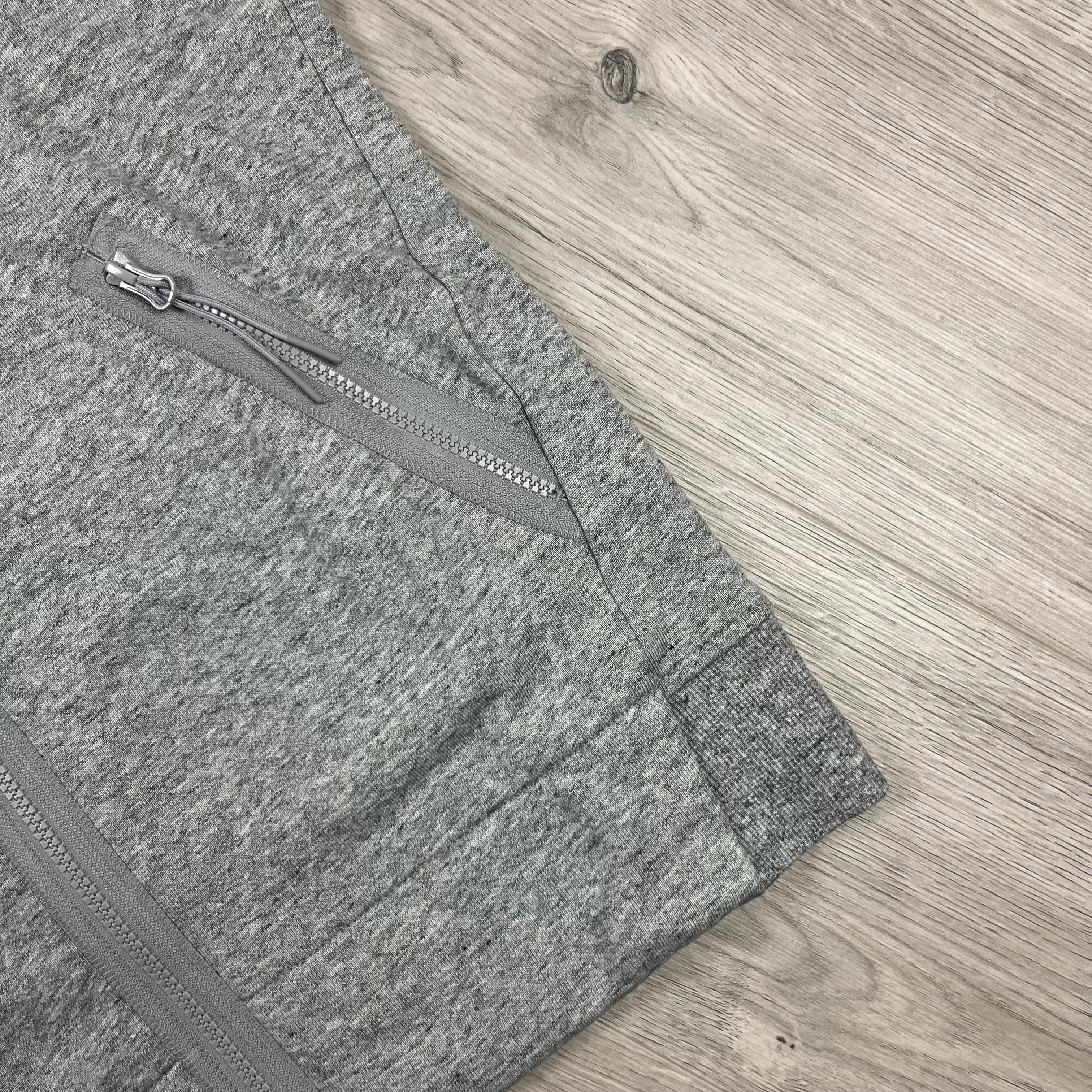 CP Company Raised Fleece Goggle Hoodie - Grey