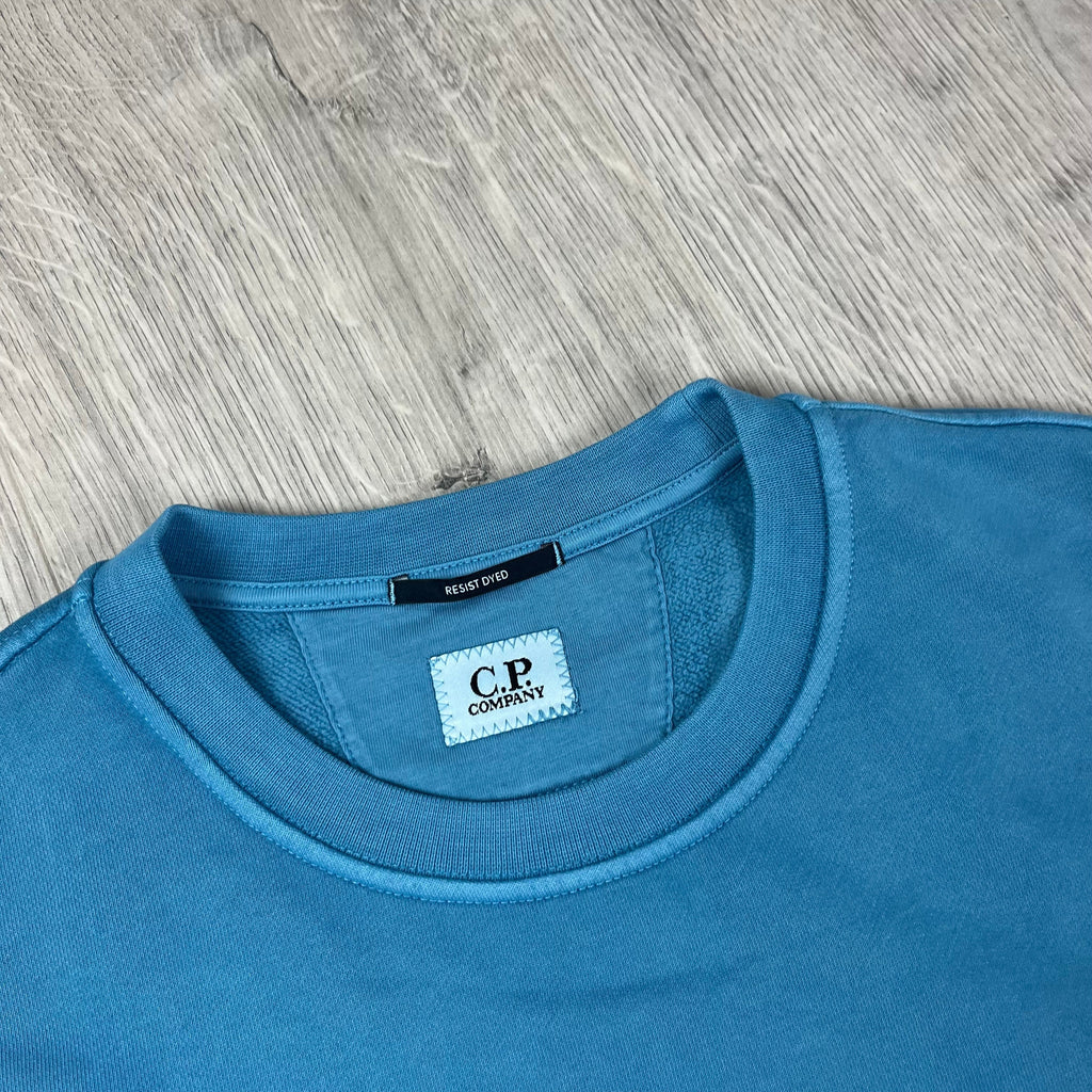 CP Company Patch Sweatshirt - Aegean Blue