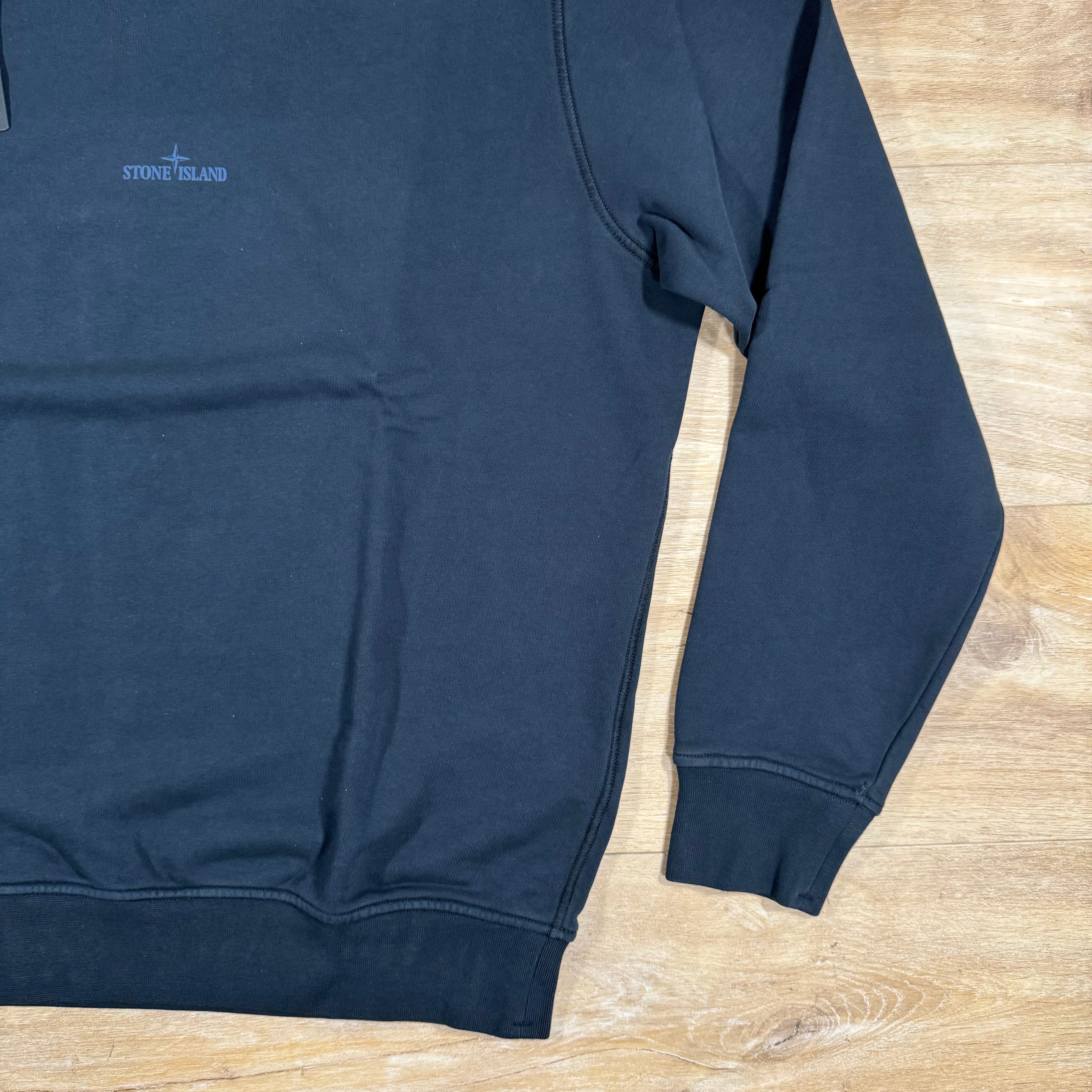 Stone Island Reverse Compass Logo Sweatshirt in Navy