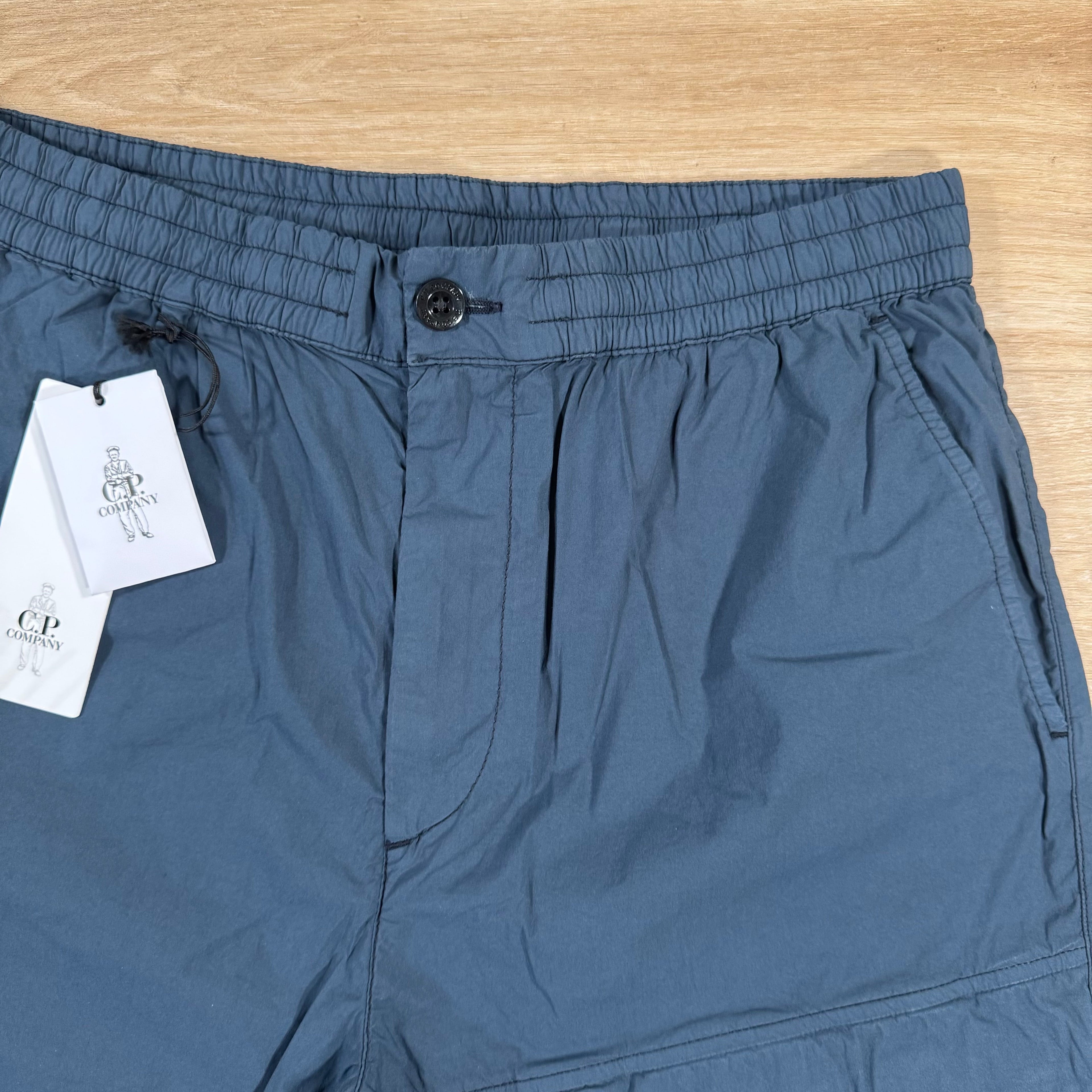 CP Company 50 Fili Stretch Cargo Shorts in India Ink