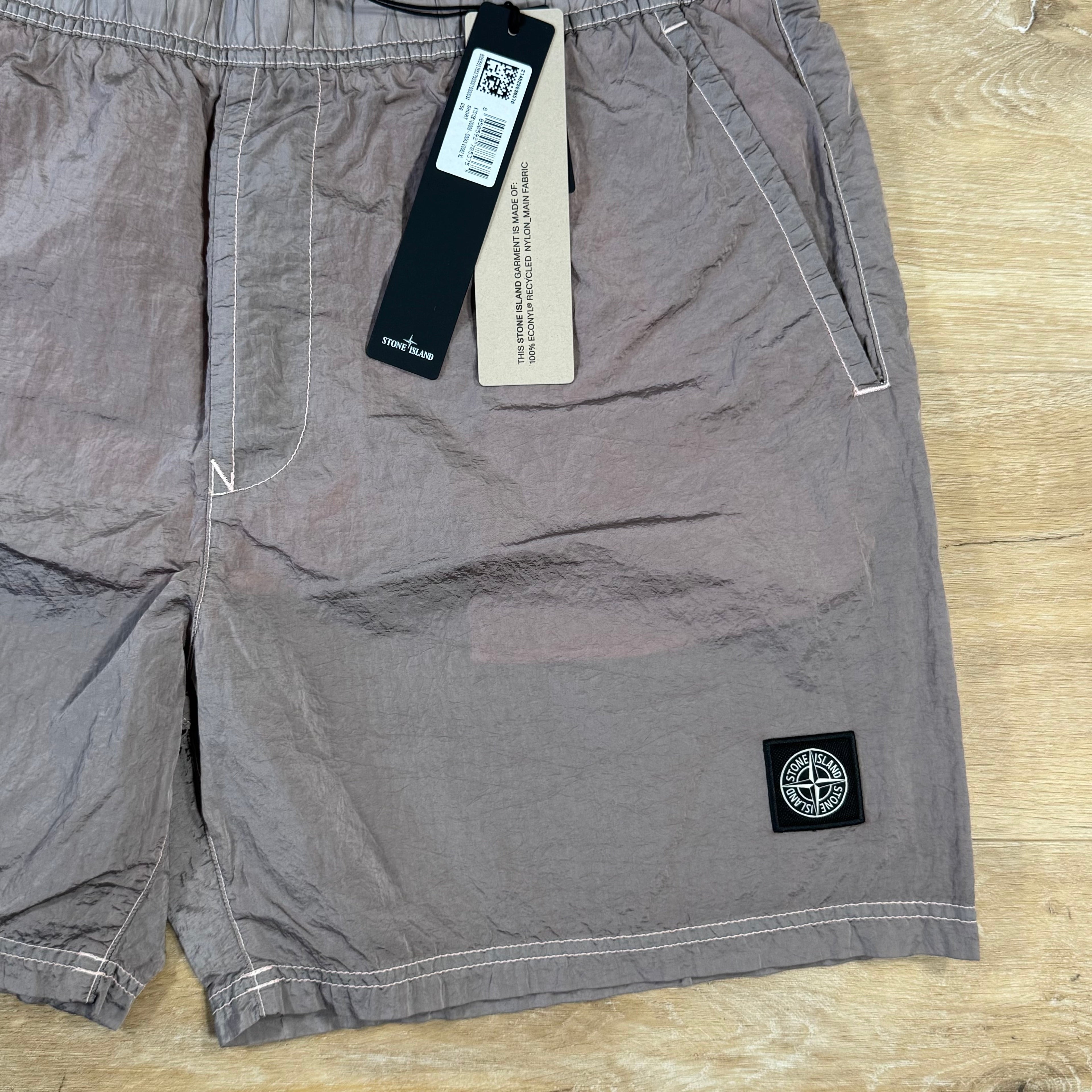 Stone Island Nylon Metal Swim Shorts in Antique Rose