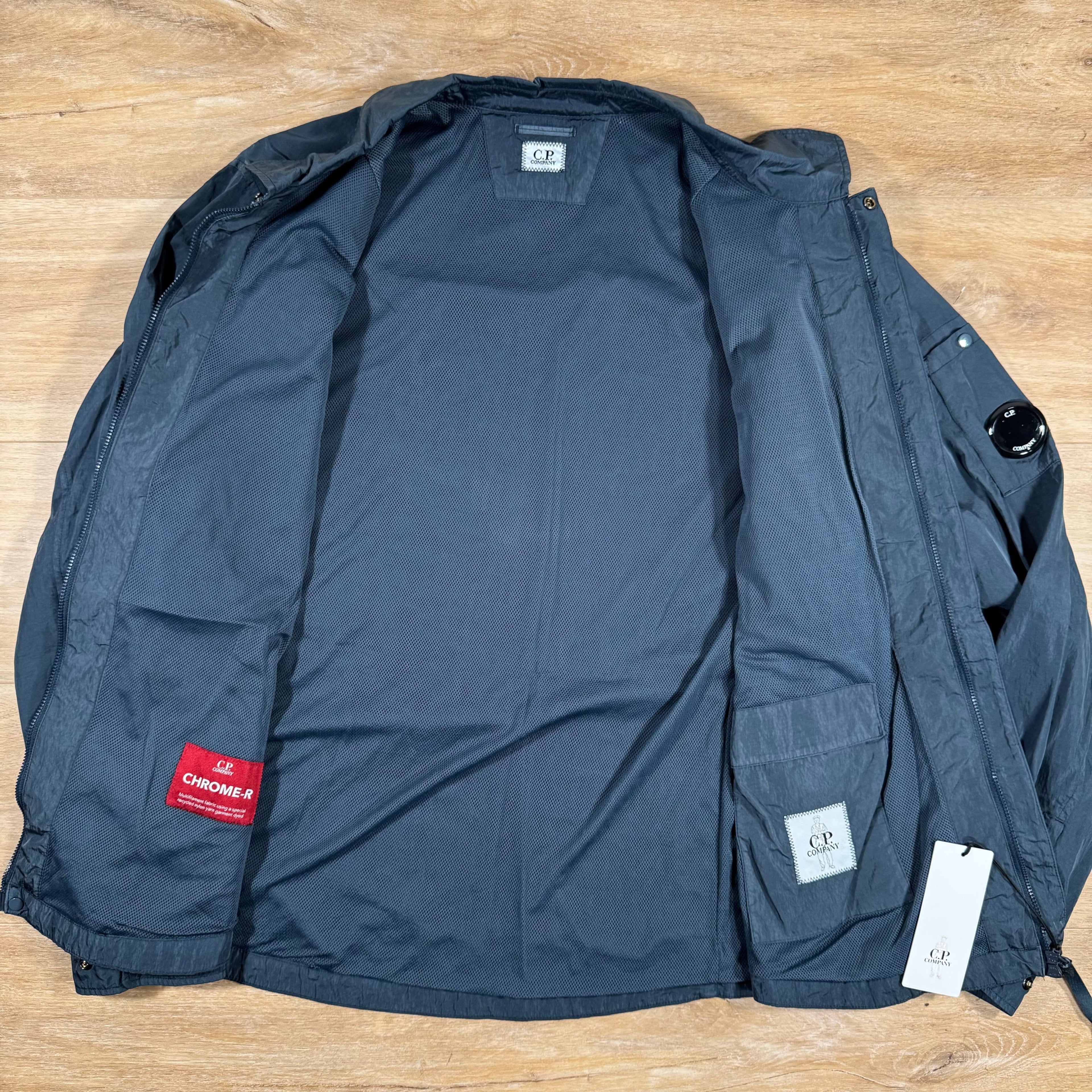 CP Company Chrome-R Lens Overshirt in India Ink