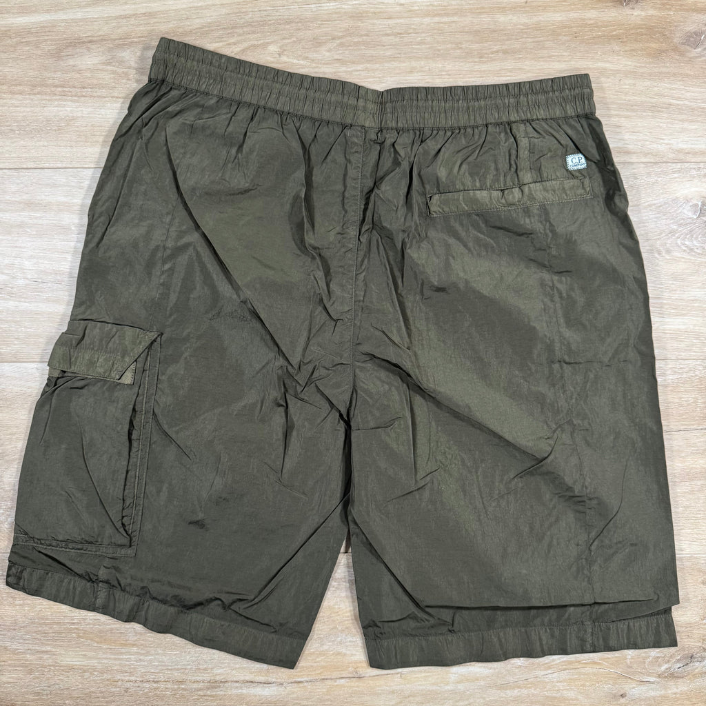 CP Company Chrome-R Cargo Shorts in Ivy Green