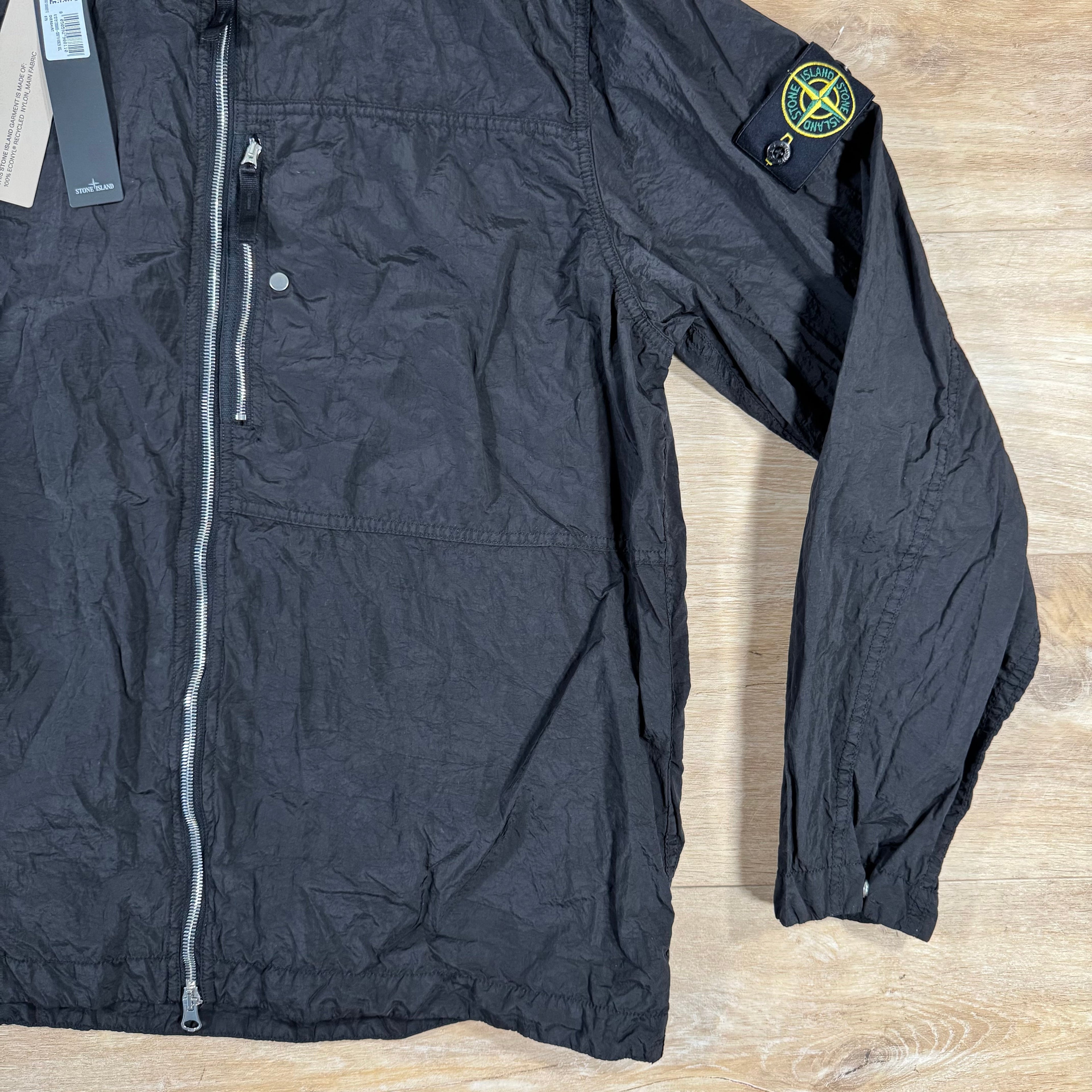 Stone Island Nylon Metal Overshirt in Black