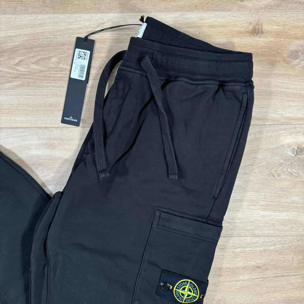Stone Island Slim Fit Sweatpants in Black