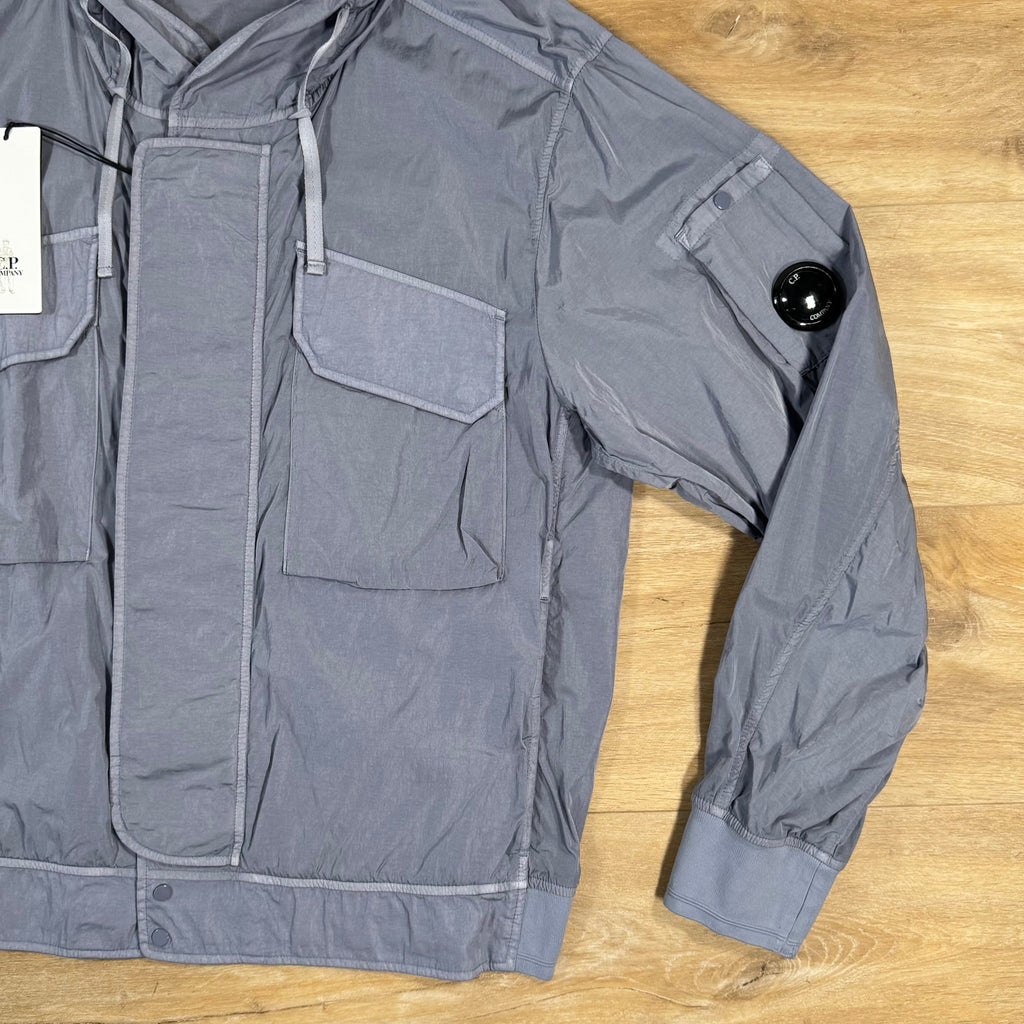 CP Company Chrome-R Hooded Lens Jacket in Lavender Violet