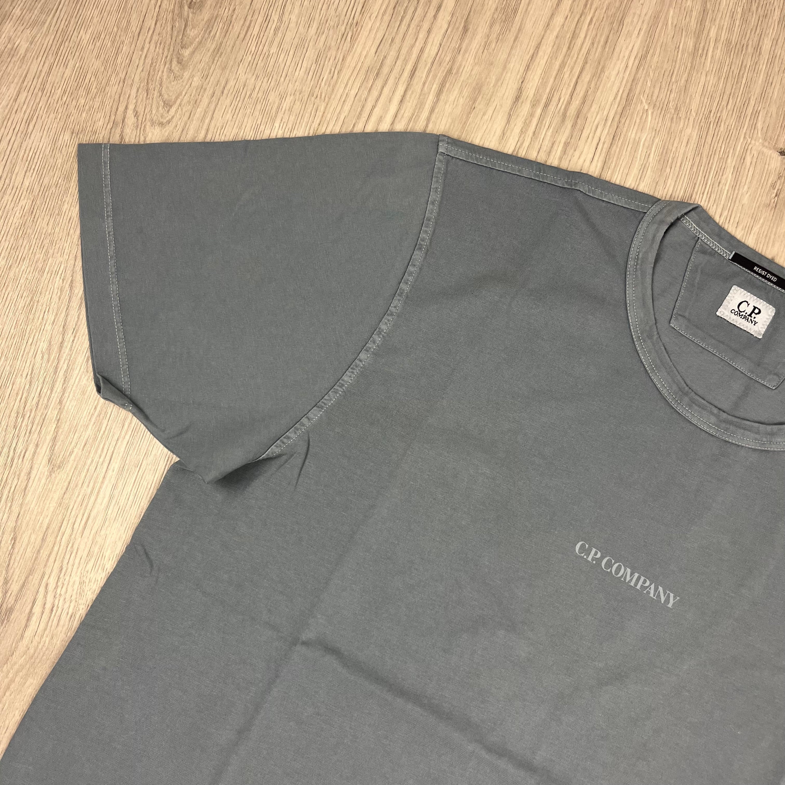 CP Company Printed T-Shirt - Stormy