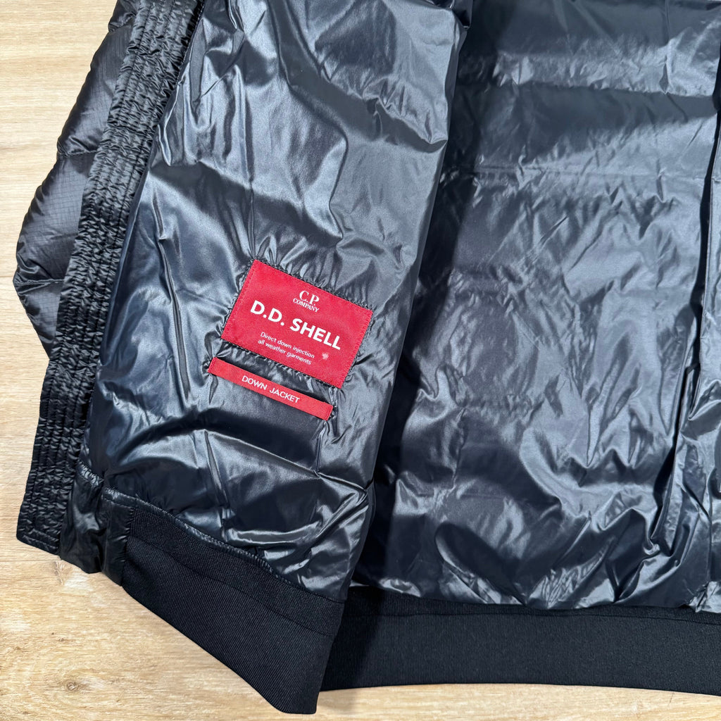 CP Company DD Shell Lens Down Jacket in Black