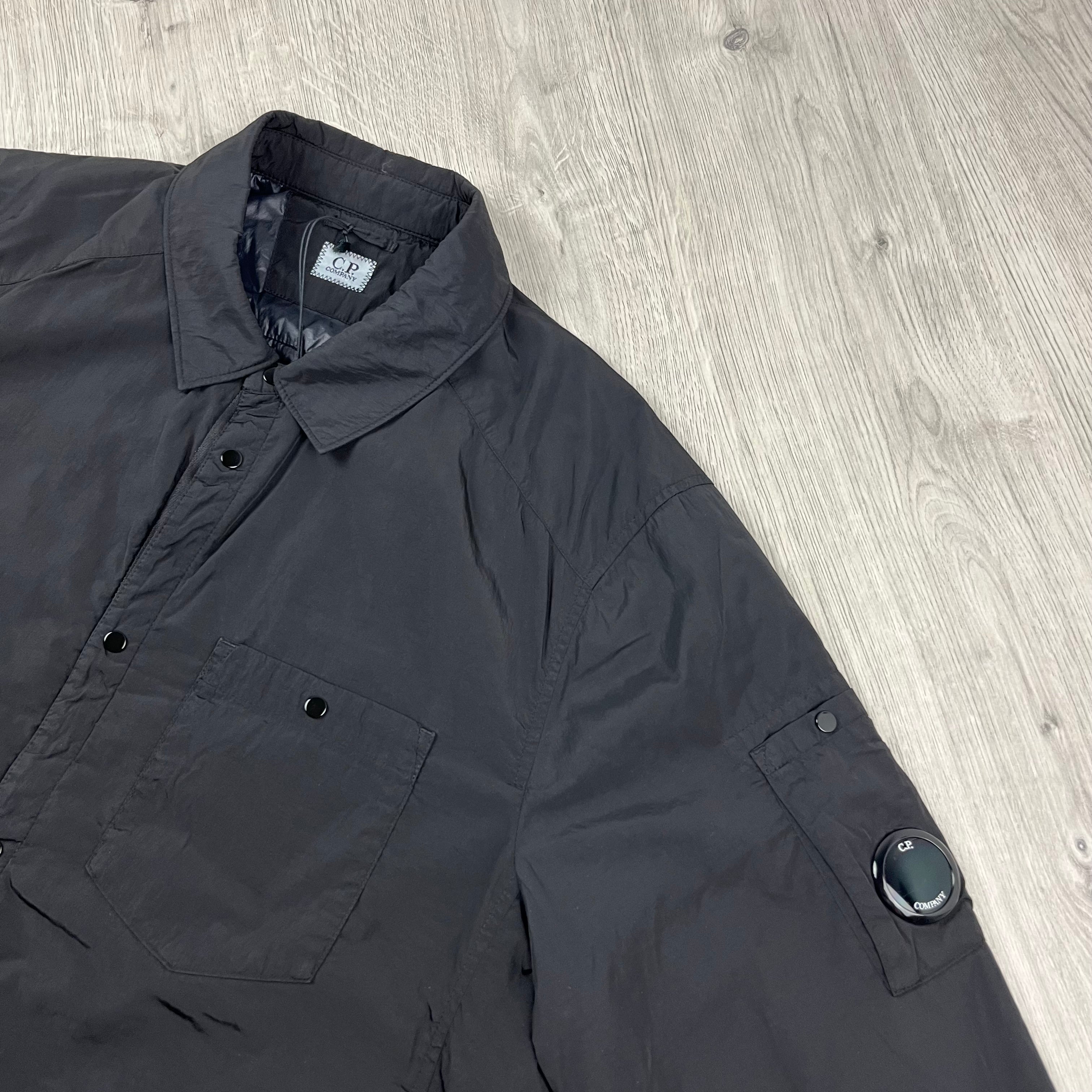CP Company Padded Overshirt - Black
