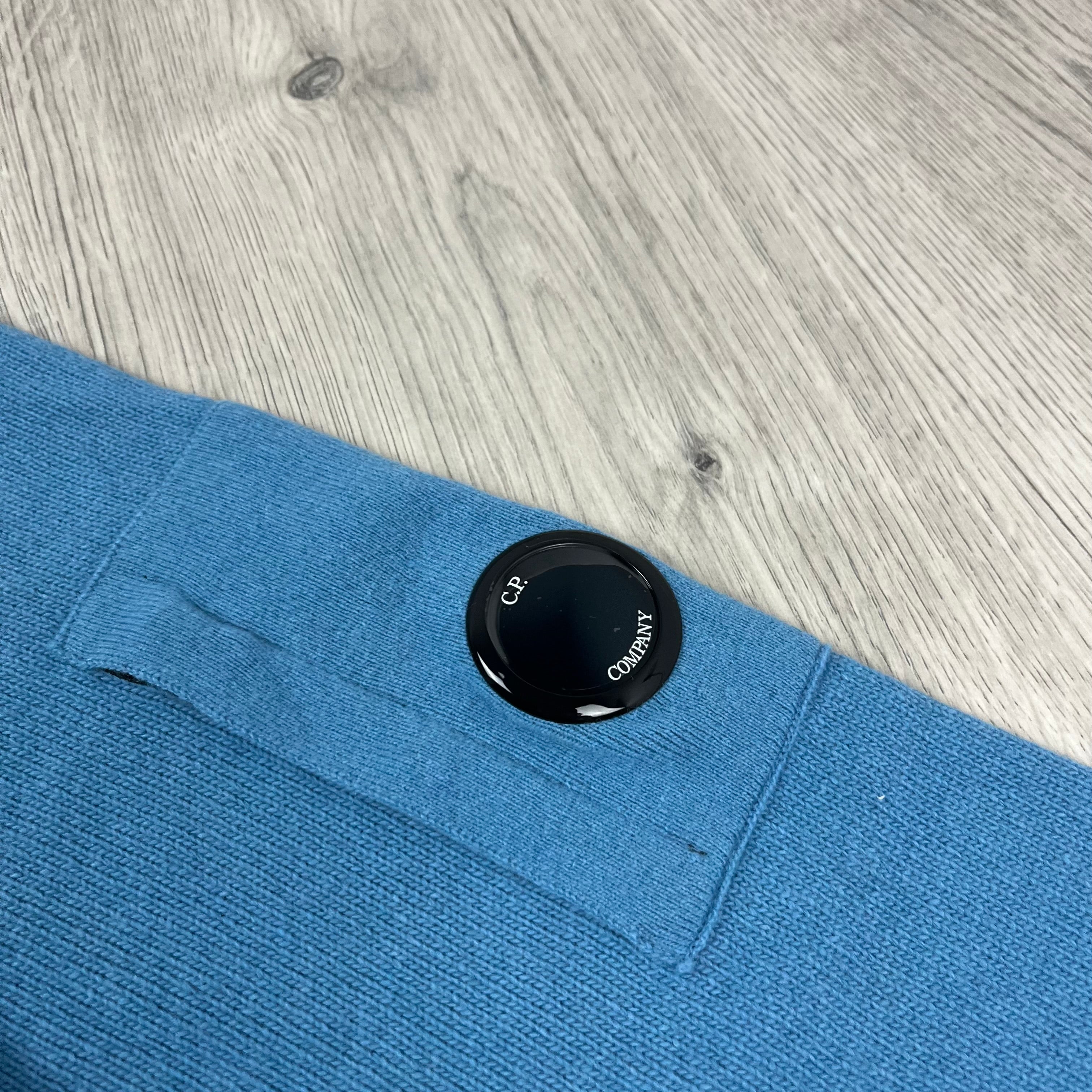 CP Company Knit Turtle Neck - Aegean Blue