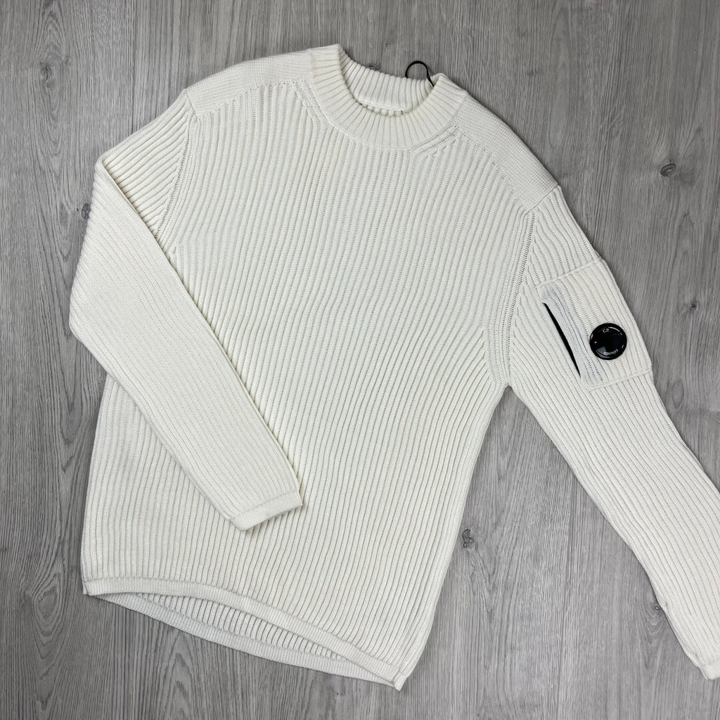 CP Company Knit Sweatshirt - White
