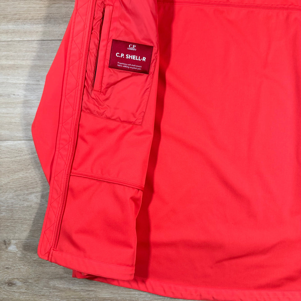 CP Company Shell-R Goggle Jacket in Poinciana Orange