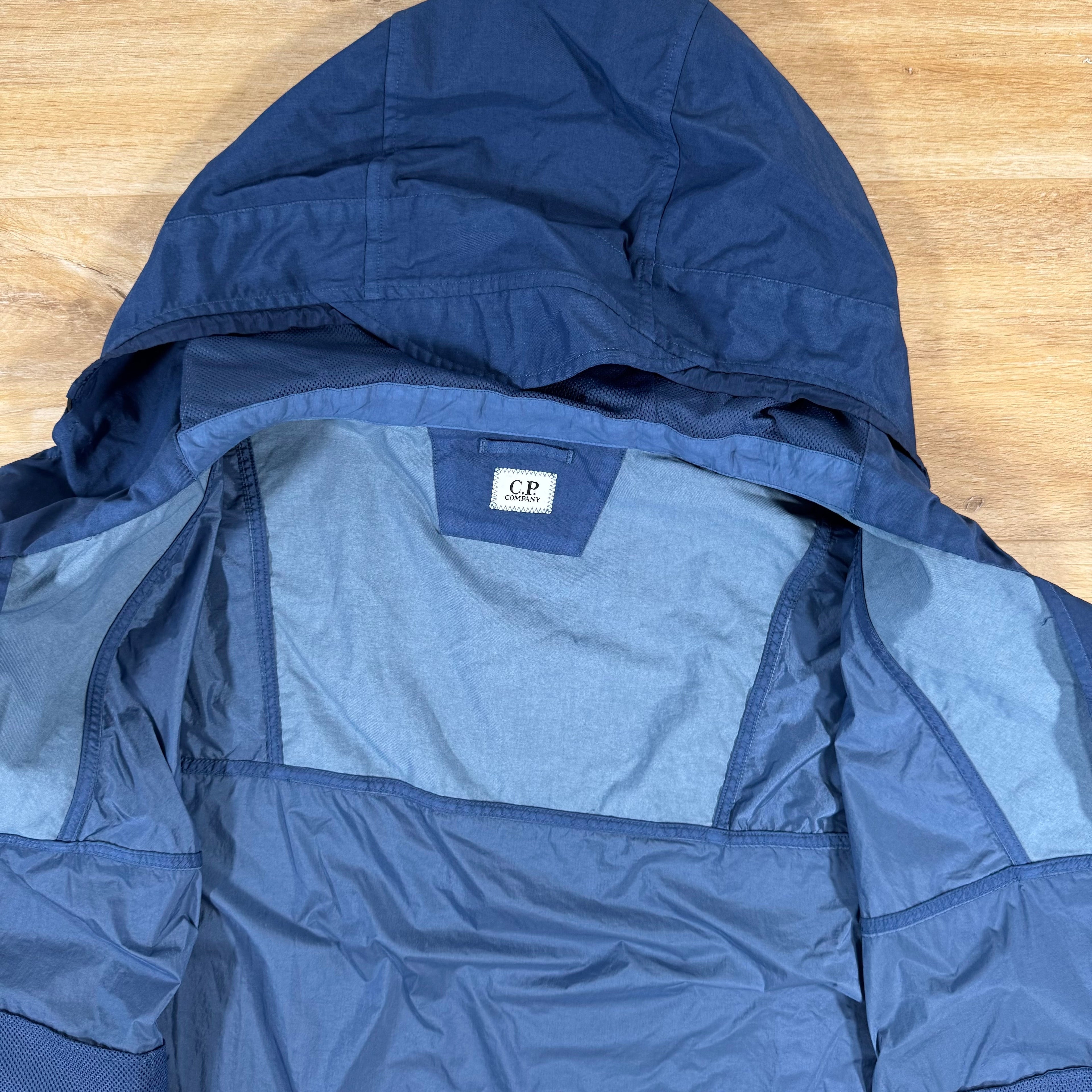CP Company CS II Mixed Lens Jacket in Oceana - Blue