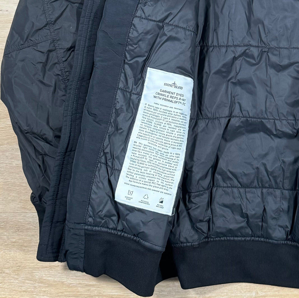 Stone Island Crinkle Reps R-NY Primaloft T-C Jacket in Black