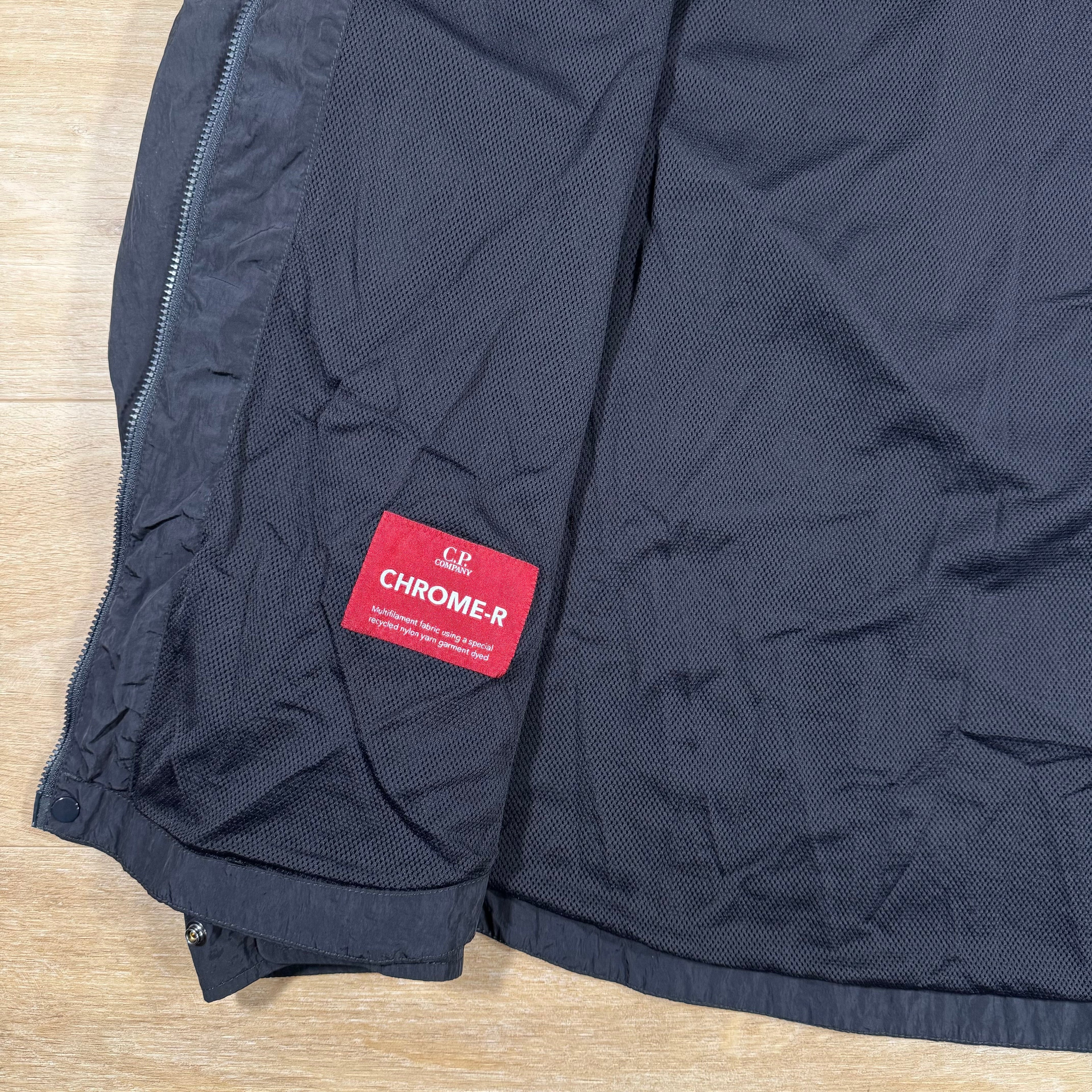 CP Company Chrome-R Lens Overshirt in Navy