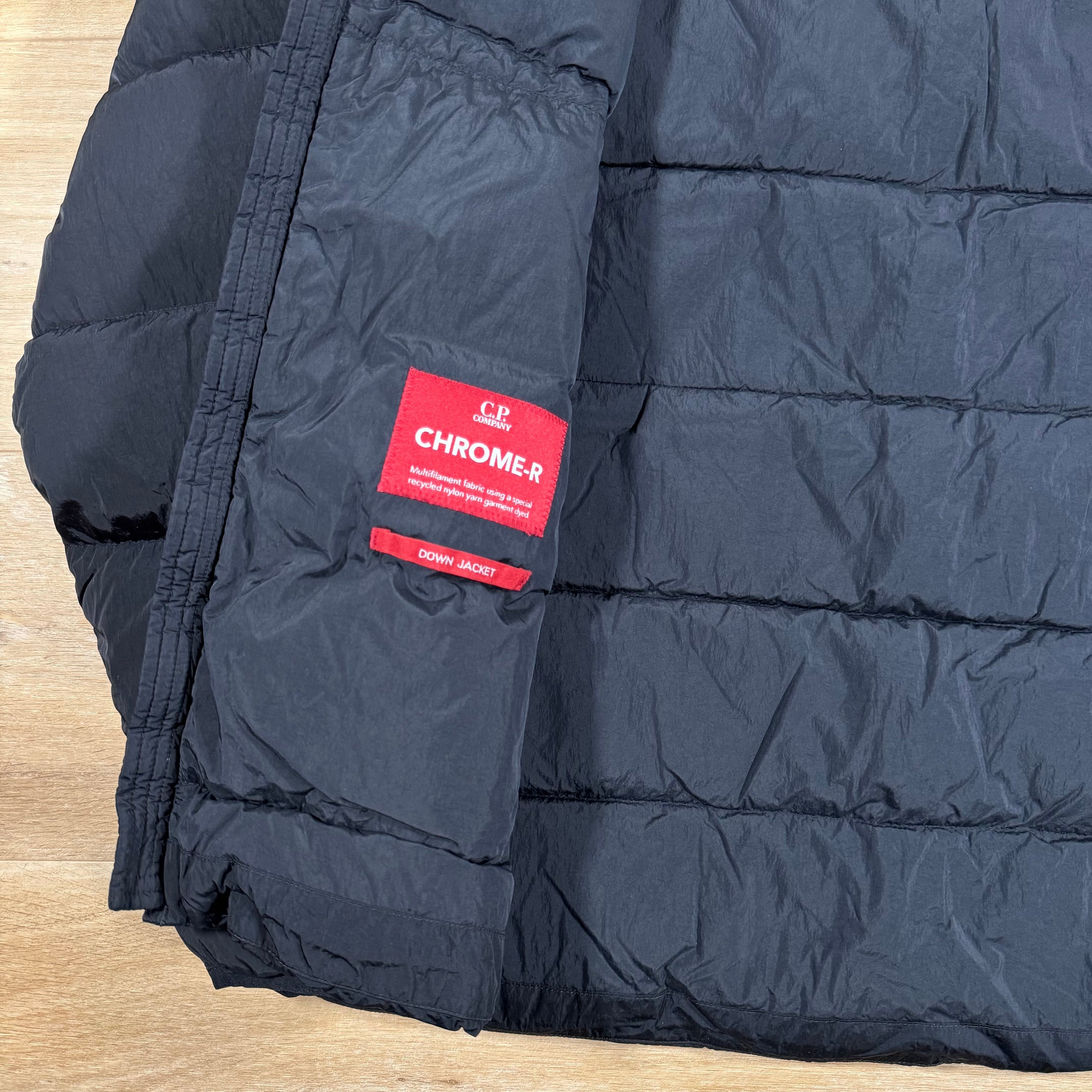 CP Company Chrome-R Down Lens Jacket in Navy