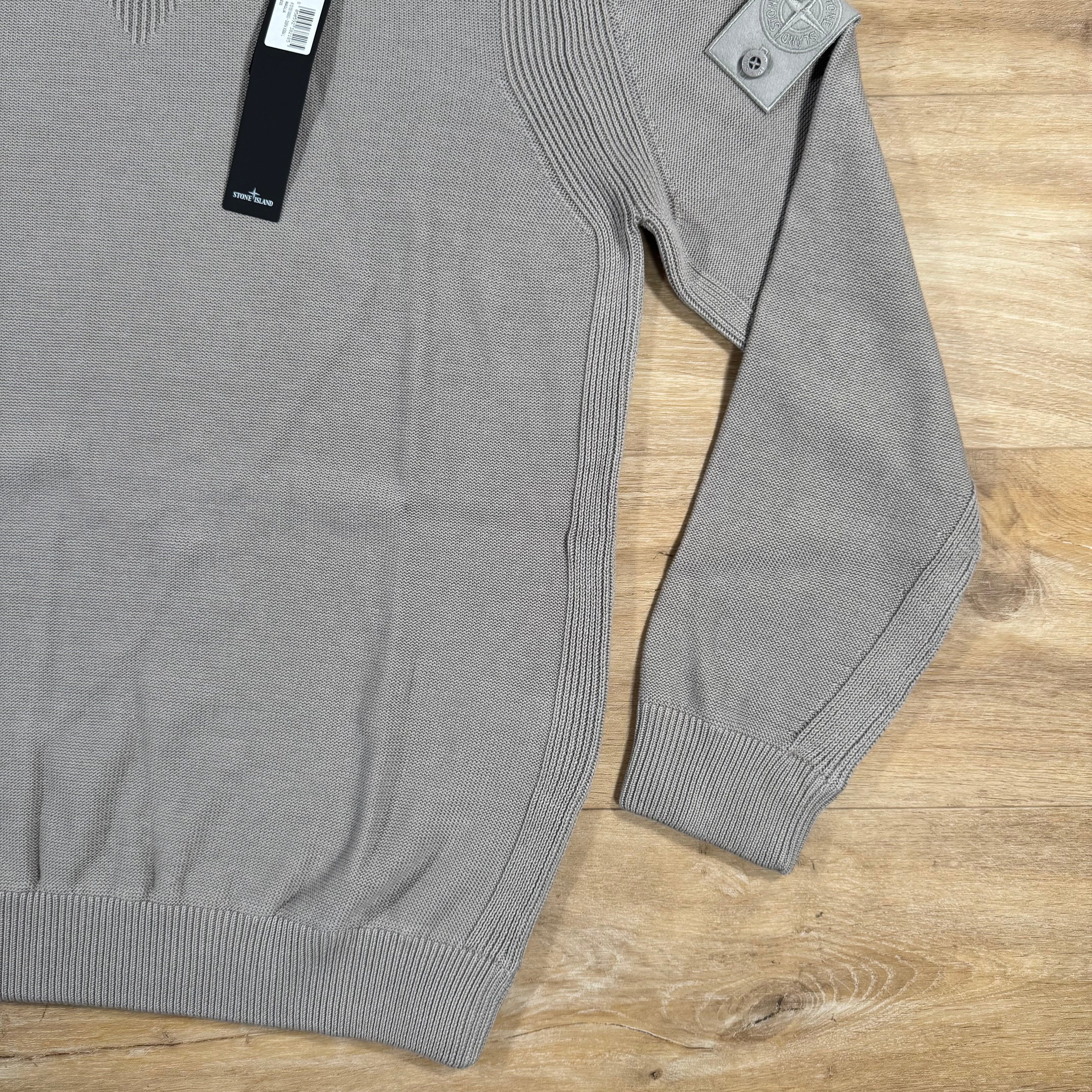 Stone Island Cotton Cashmere Ghost Sweatshirt in Dust Grey