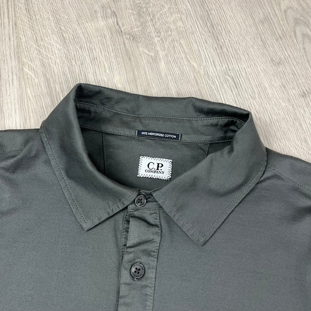 CP Company Polo Shirt - Dark Shadow