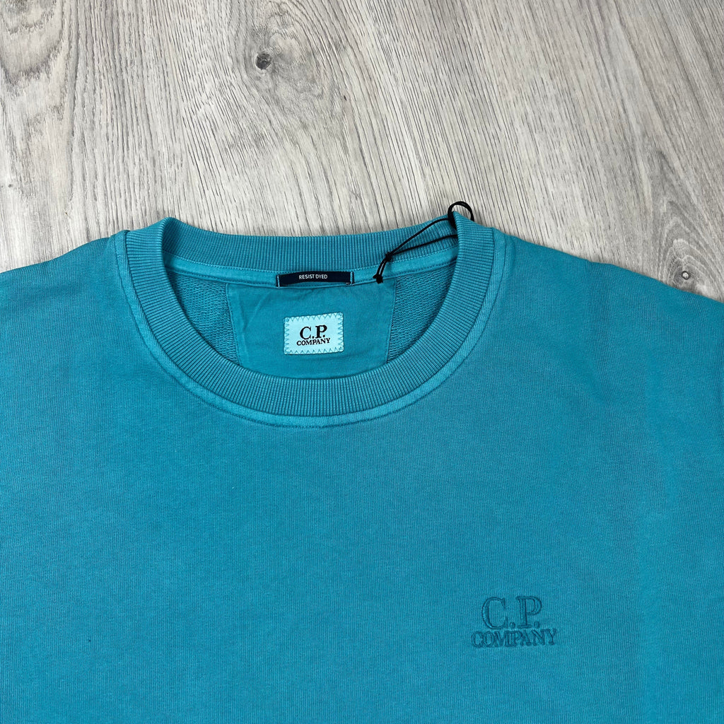 CP Company Patch Sweatshirt - Tile Blue