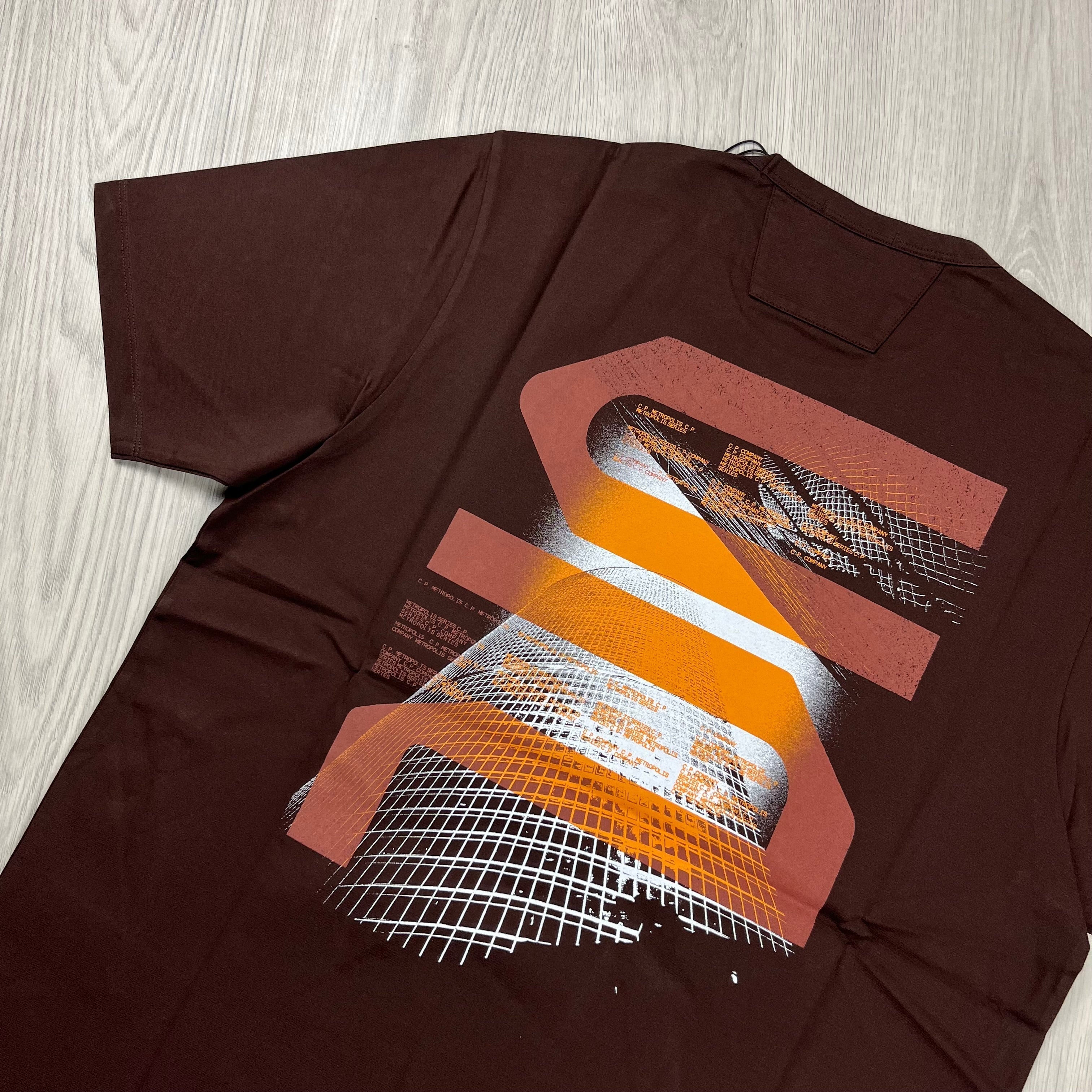 CP Company Metropolis T-Shirt - Rum Raisin