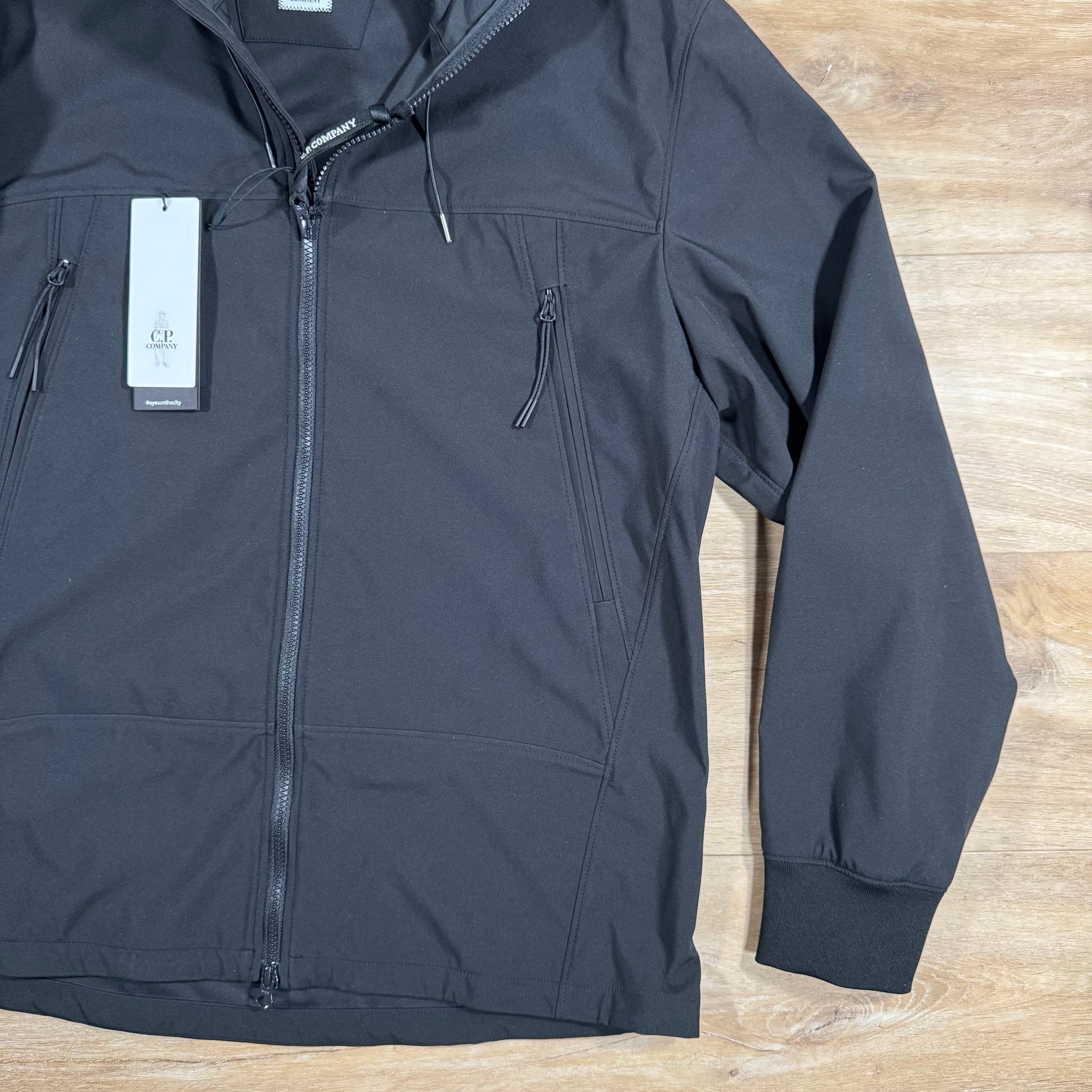 CP Company Shell-R Goggle Jacket in Black