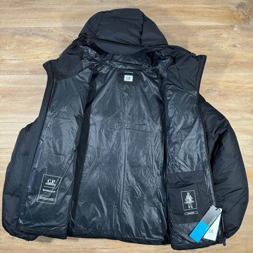 CP Company Metropolis Pertex Down Jacket in Black