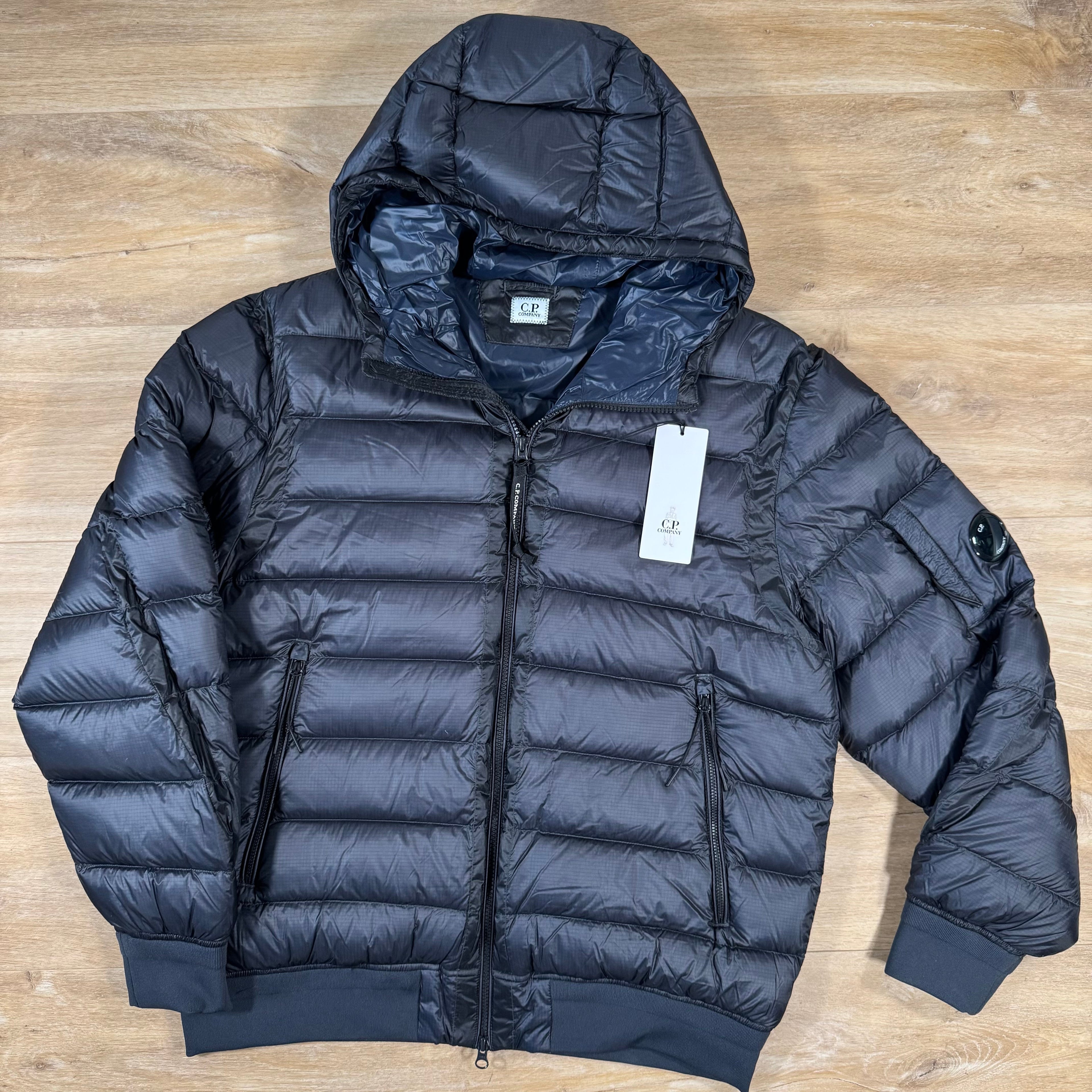CP Company DD Shell Lens Down Jacket in Navy